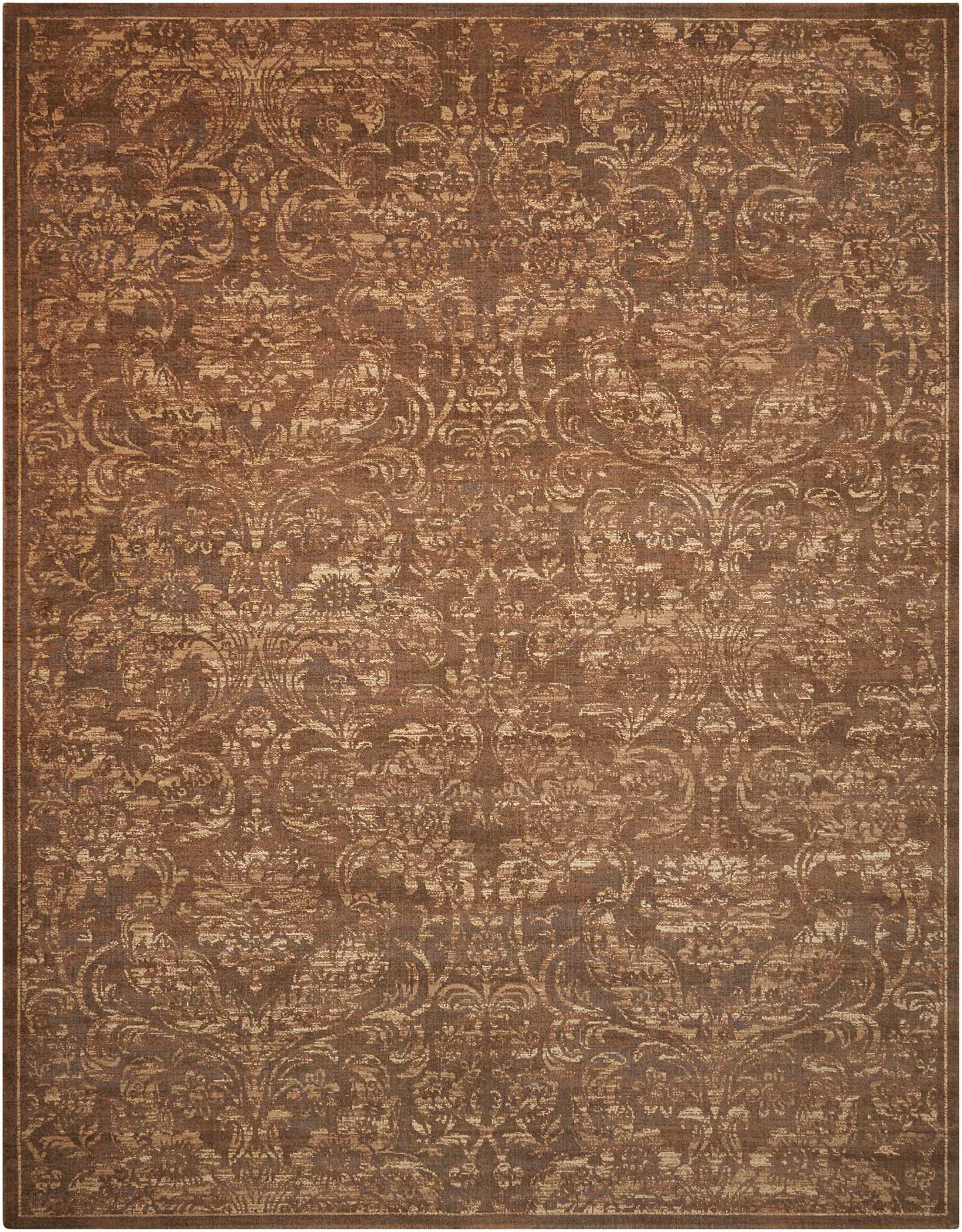 Nourison Home Silken Allure SLK19 Chocolate  Traditional Loom Rug