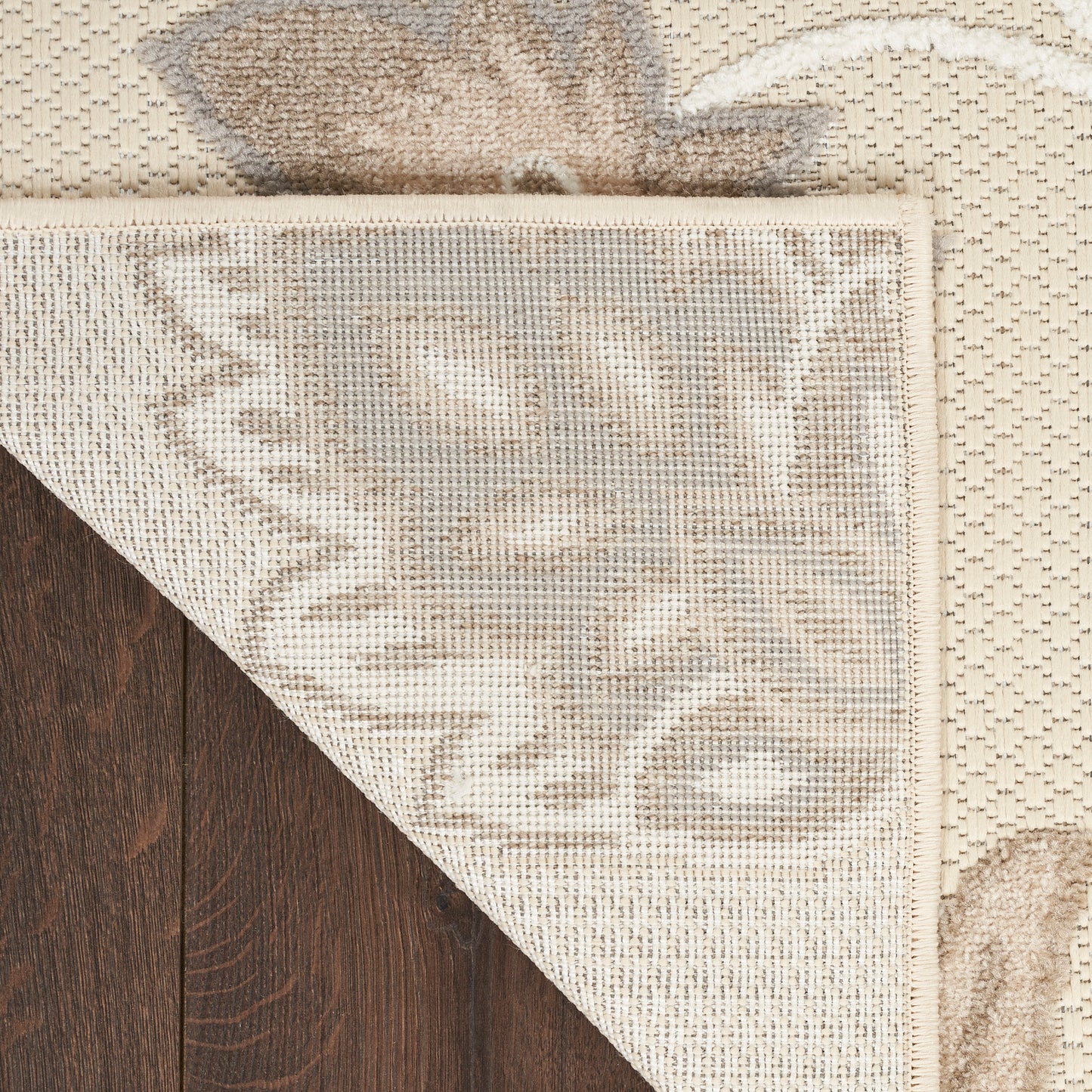 Nourison Home Aloha ALH31 Beige  Contemporary Machinemade Rug