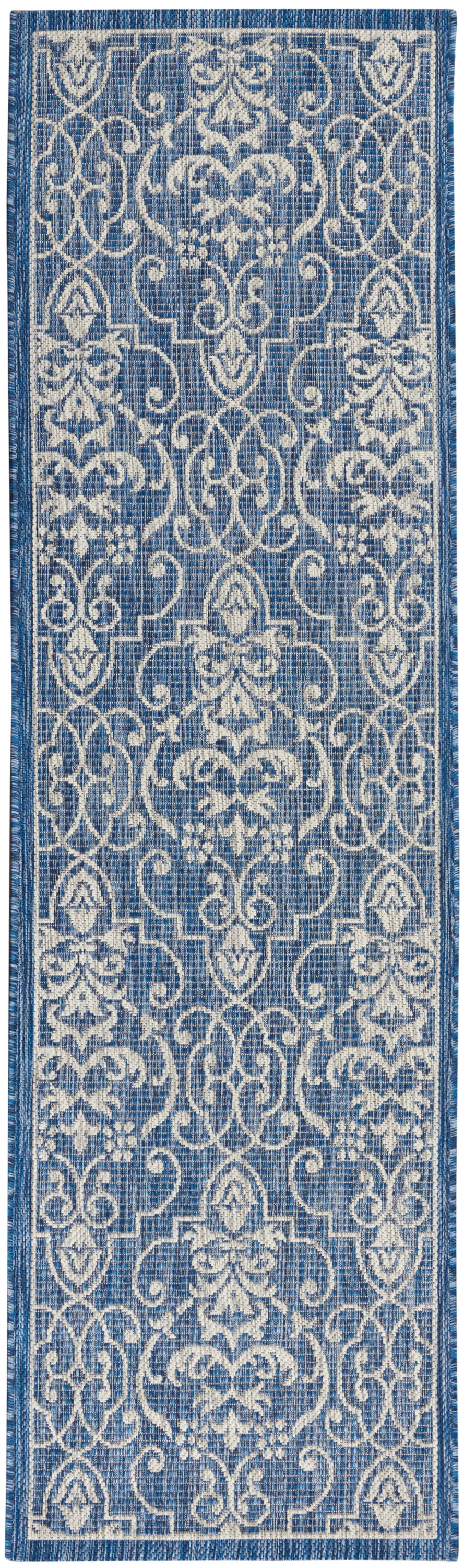 Nourison Home Country Side CTR04 Denim  Transitional Machinemade Rug