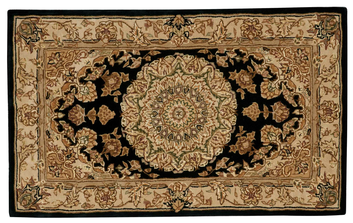 Nourison Home Nourison 2000 2233 Black  Traditional Tufted Rug