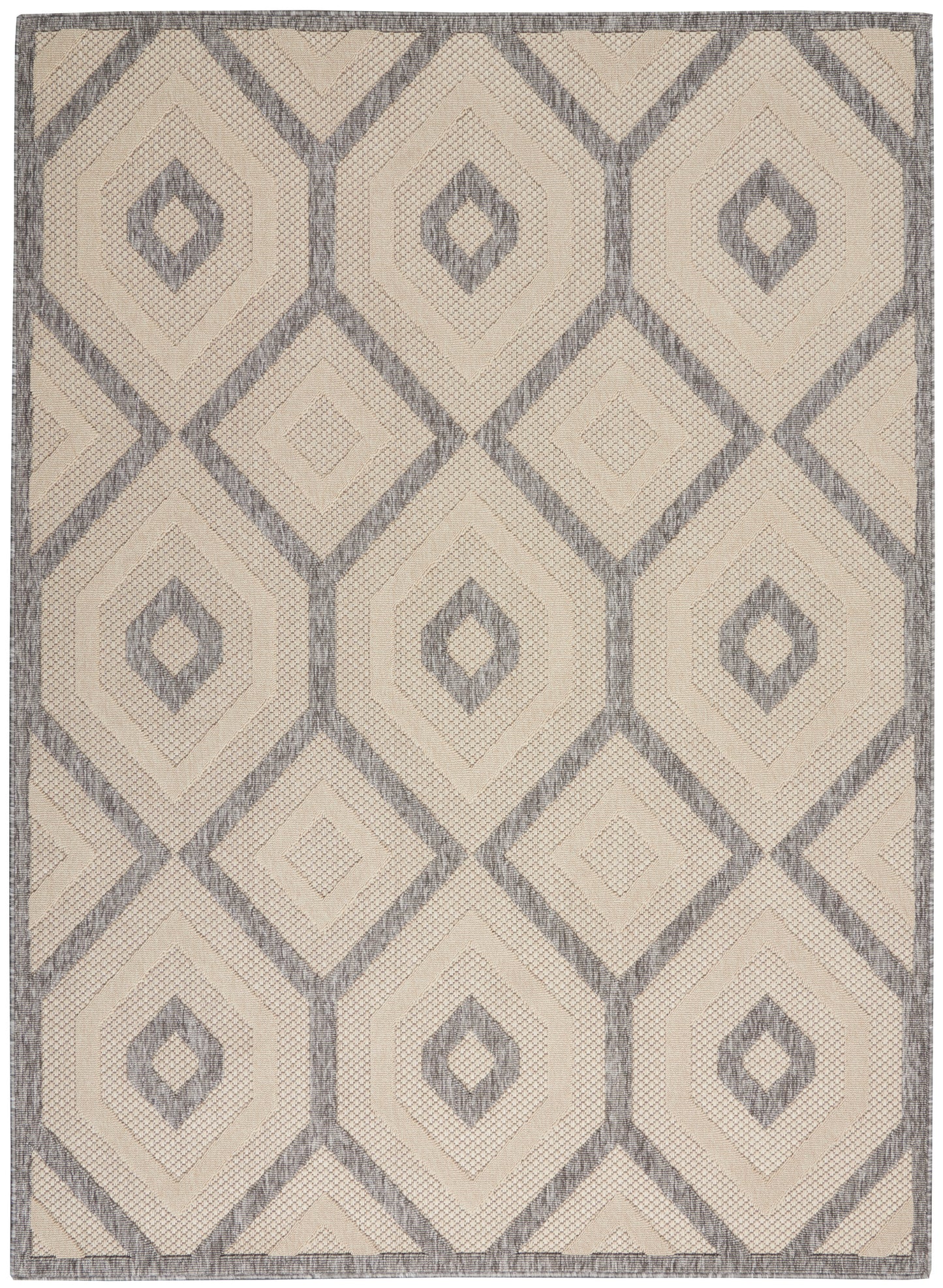 Nourison Home Cozumel CZM02 Cream  Contemporary Machinemade Rug