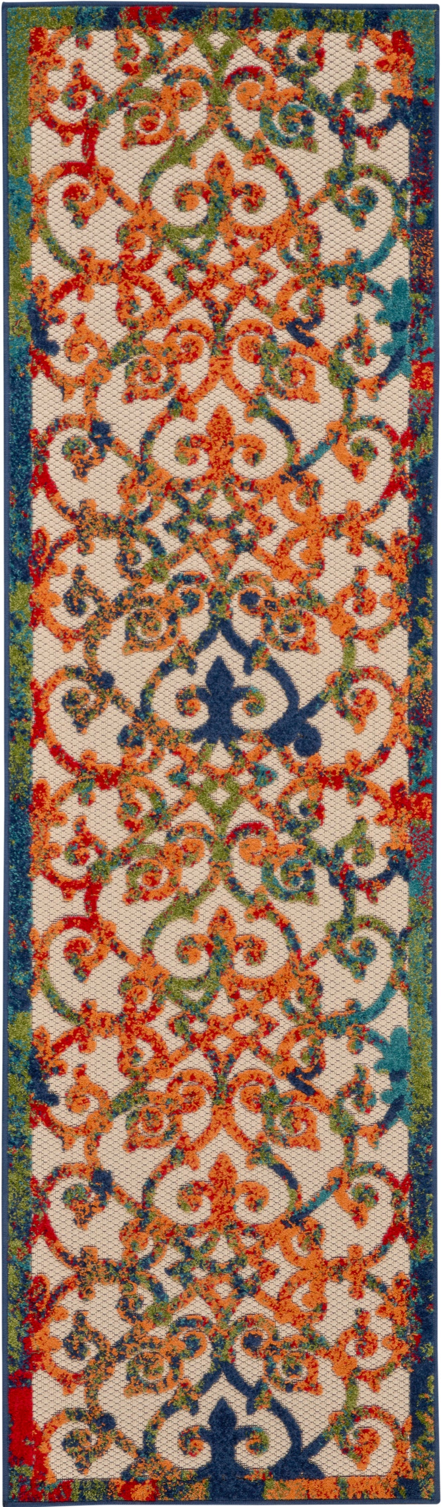 Nourison Home Aloha ALH21 Multicolor  Contemporary Machinemade Rug