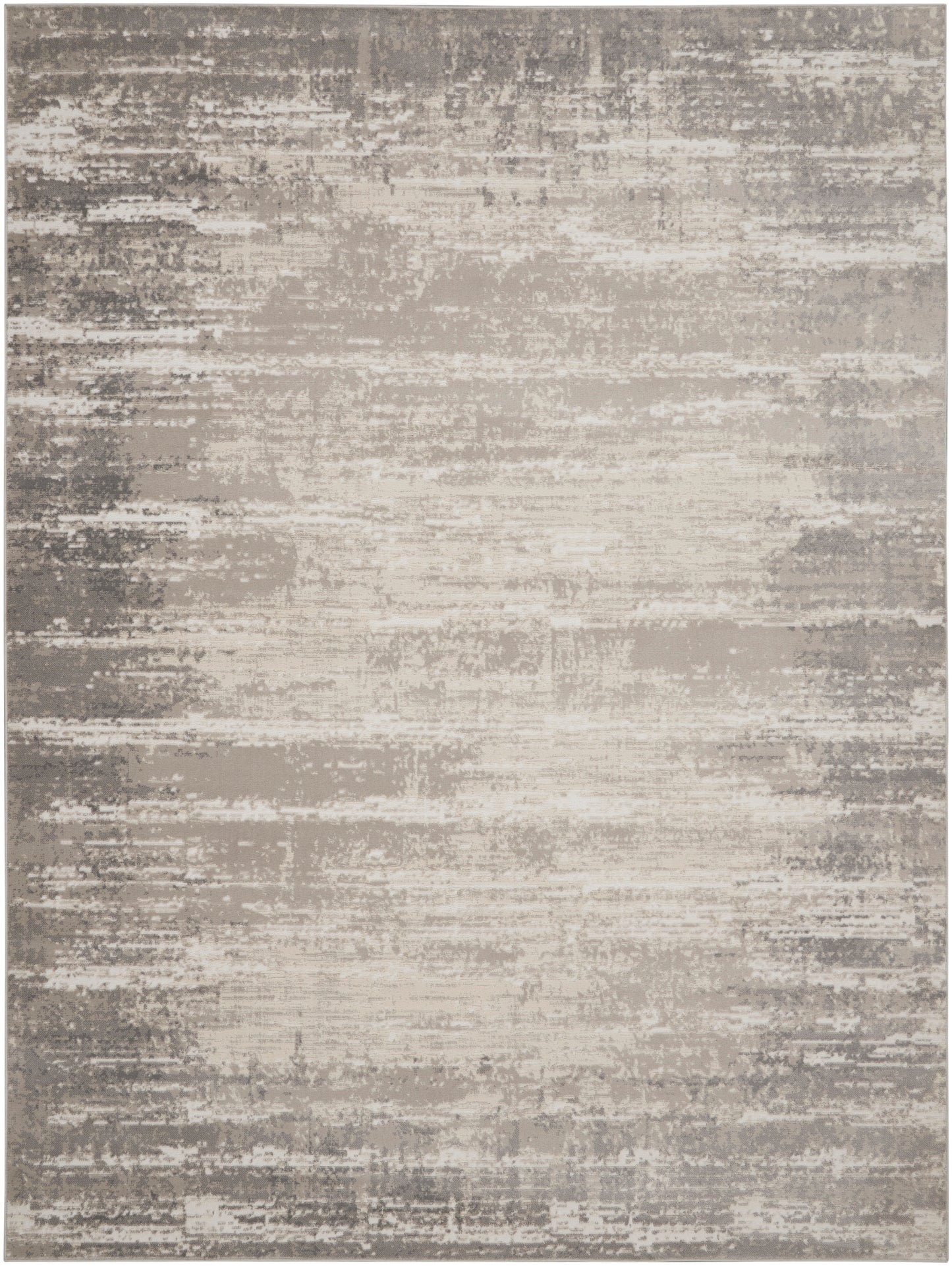 Nourison Home Cyrus CYR04 Ivory Grey Contemporary Power-Loomed Rug