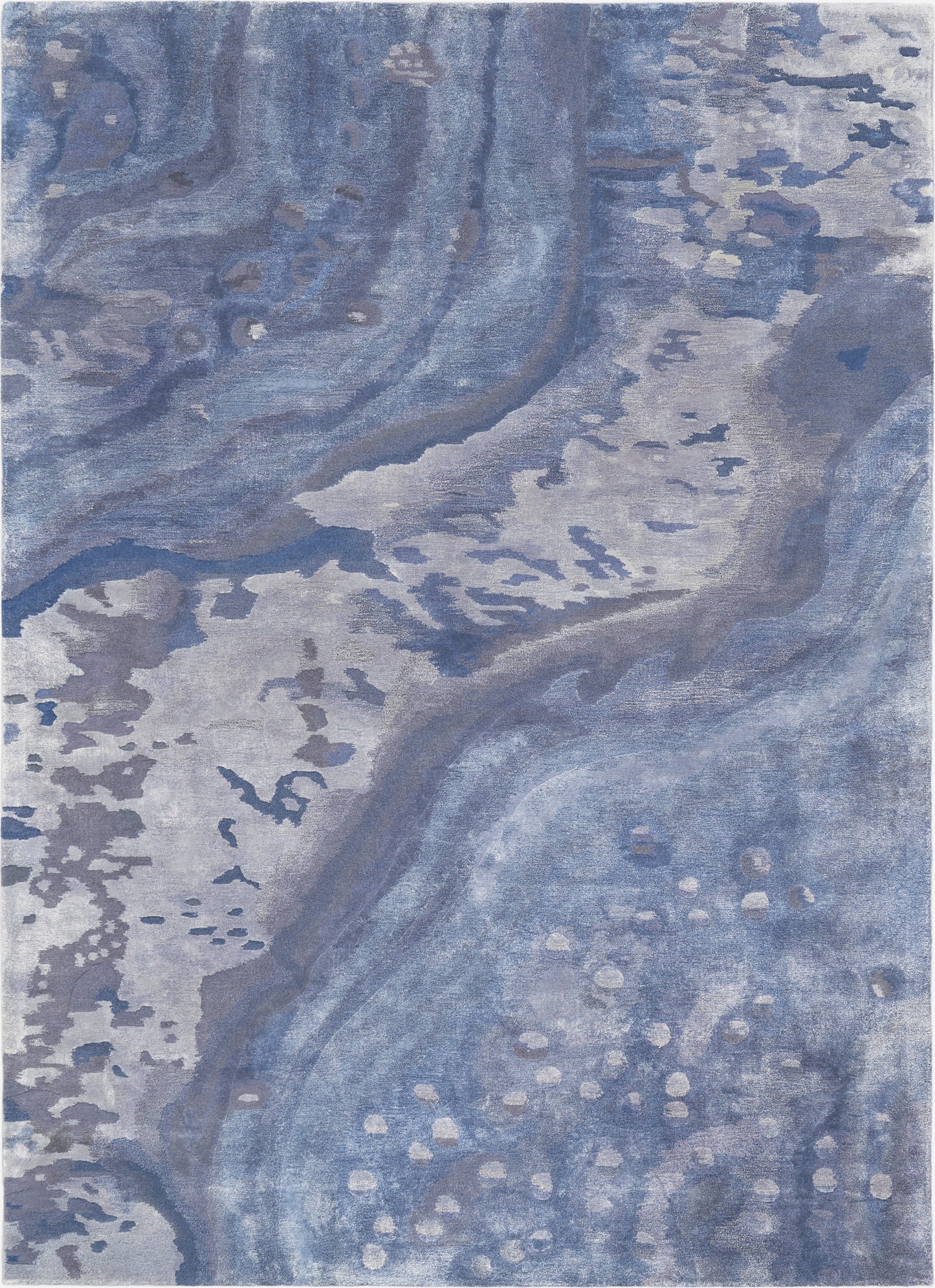 Nourison Home Prismatic PRS05 Blue  Contemporary Tufted Rug