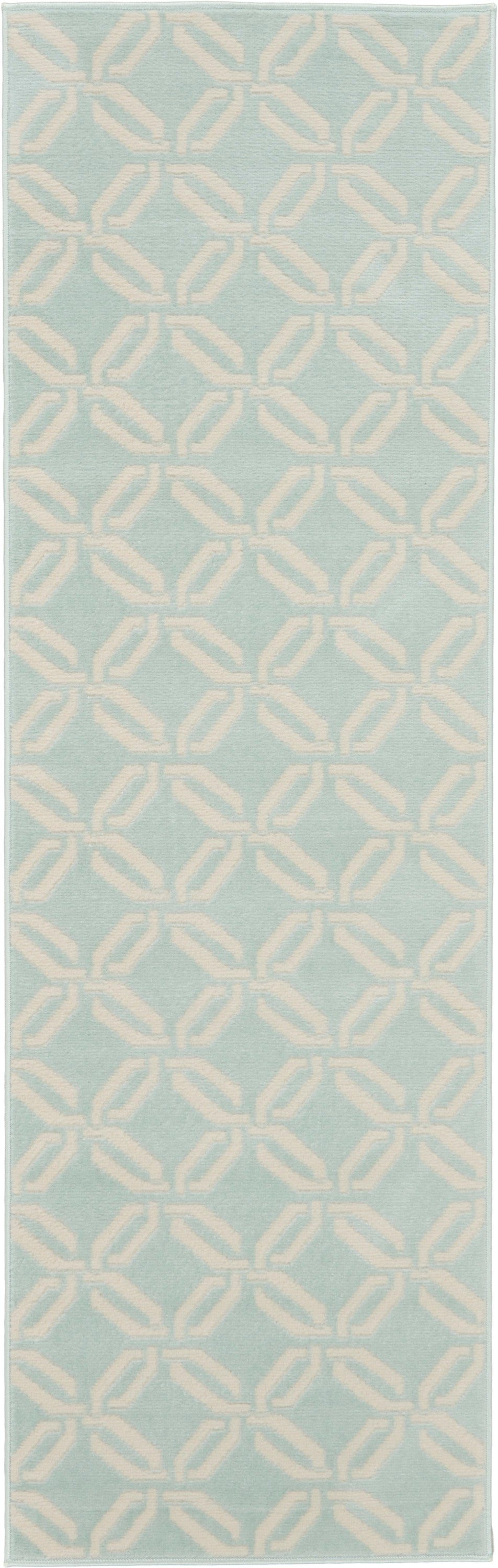 Nourison Home Jubilant JUB17 Green  Contemporary Machinemade Rug