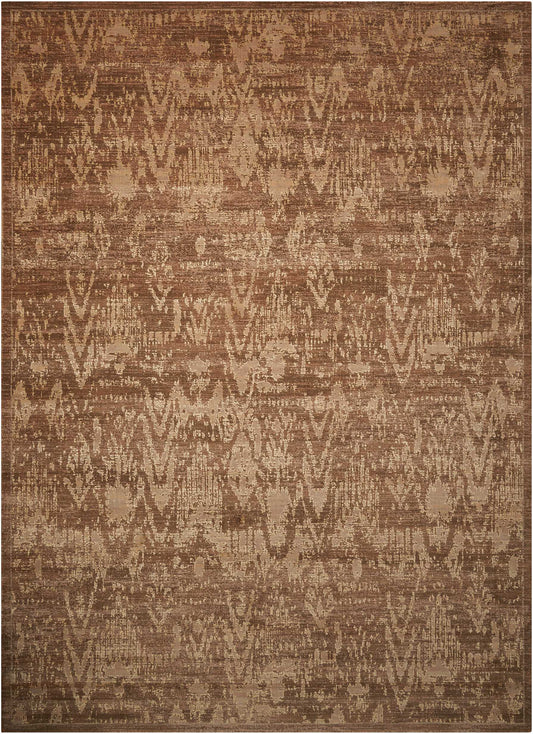 Nourison Home Silken Allure SLK17 Chocolate  Traditional Loom Rug