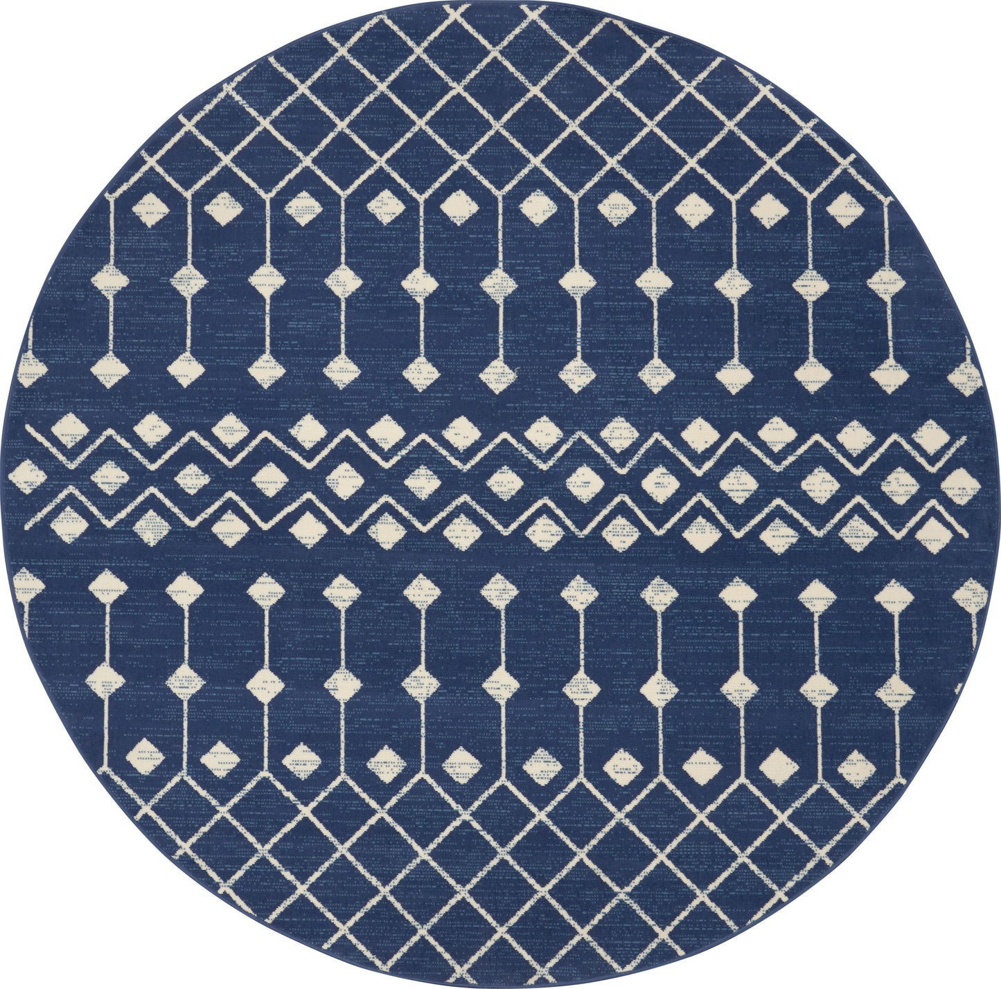 Nourison Home Grafix GRF37 Navy  Transitional Machinemade Rug