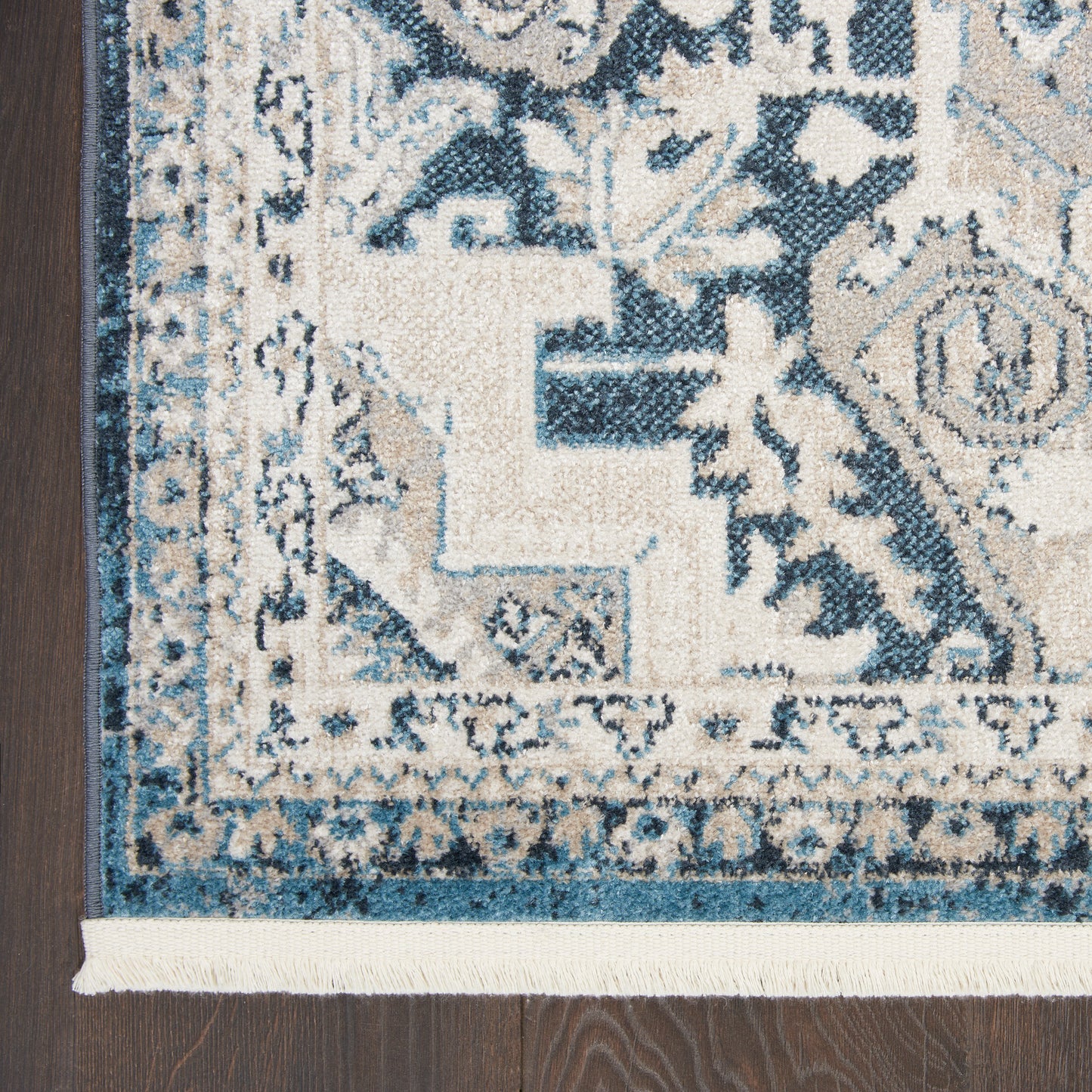 Nourison Home Carina CNA01 Blue Grey  Transitional Machinemade Rug