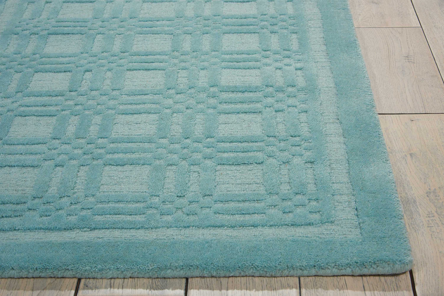 Nourison Home Westport WP32 Aqua  Transitional Loom Rug