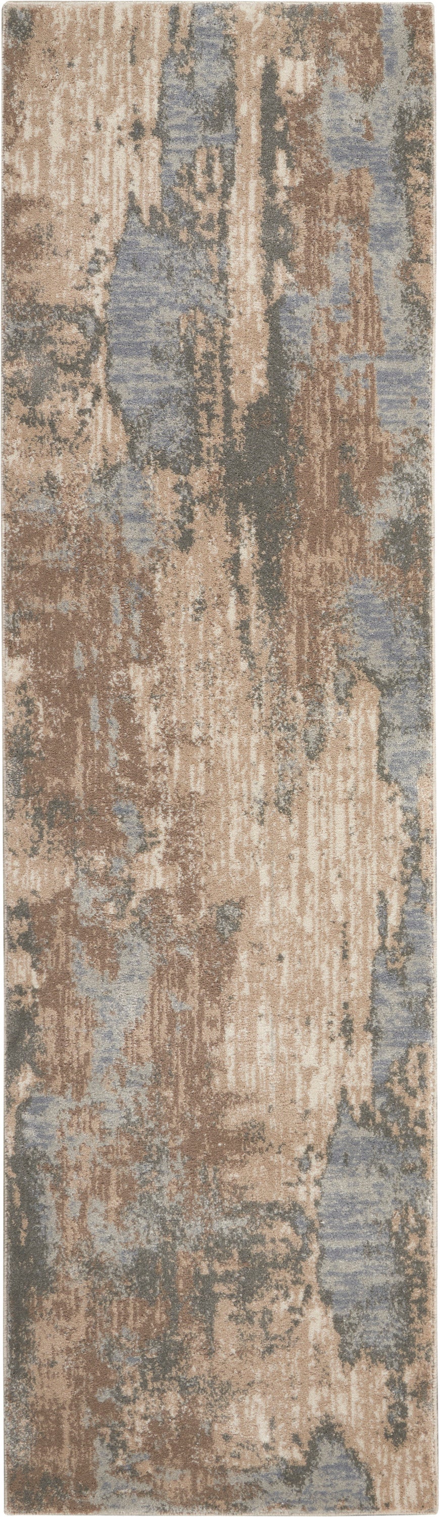 Nourison Moroccan Celebration KI386 Grey Beige  Contemporary Machinemade Rug