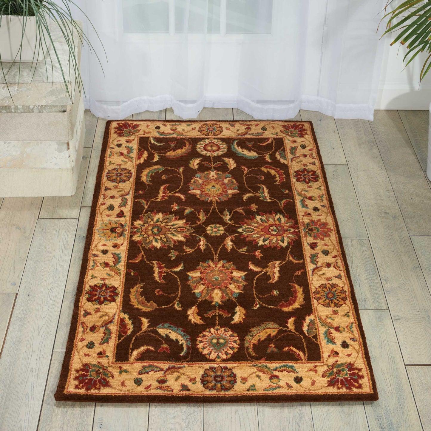 Nourison Home Living Treasures LI04 Brown  Traditional Loom Rug