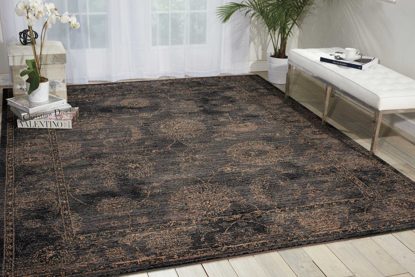 Nourison Home Nourison 2020 NR202 Charcoal  Traditional Loom Rug