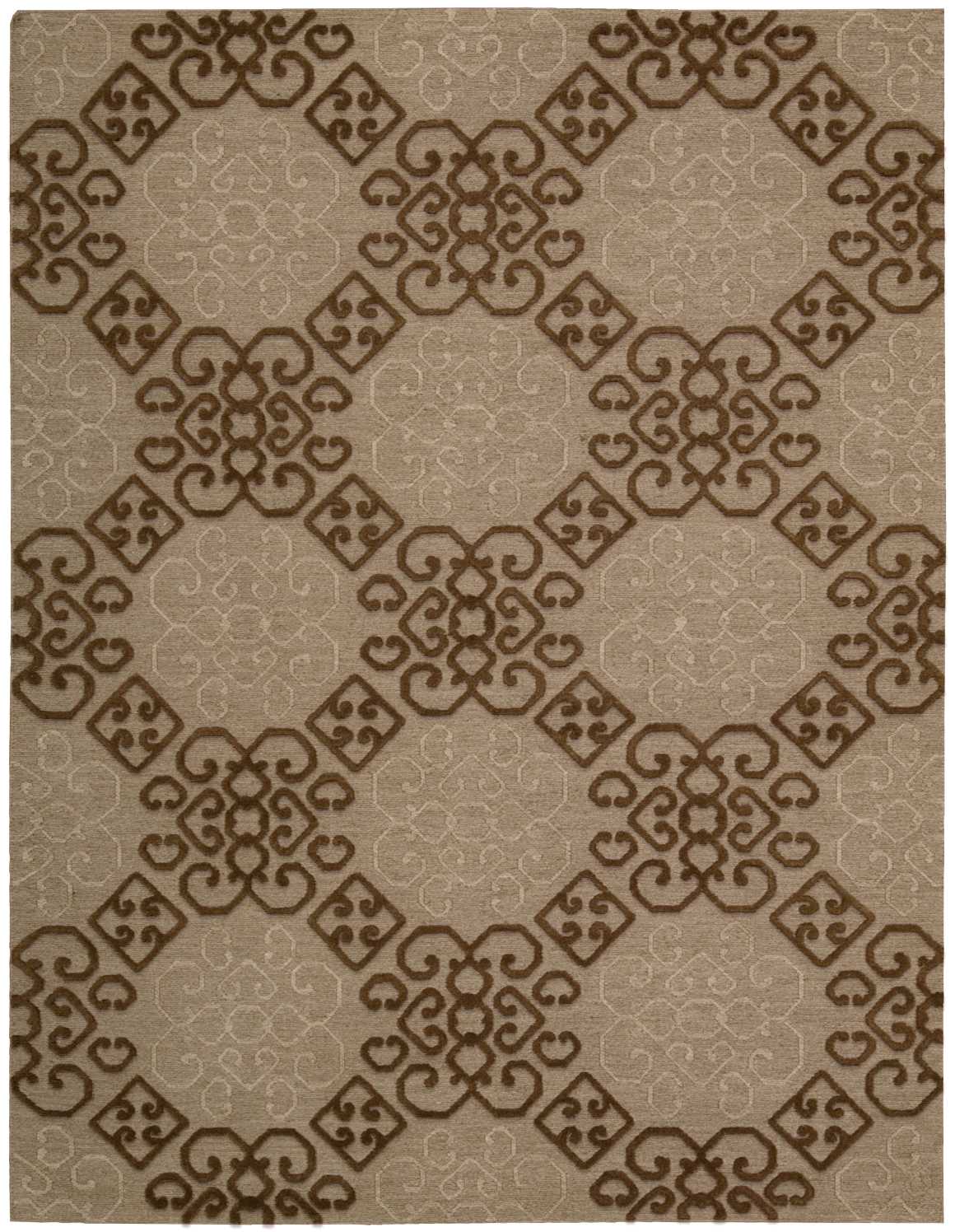 Nourison Home Ambrose AMB01 Almond  Transitional Woven Rug