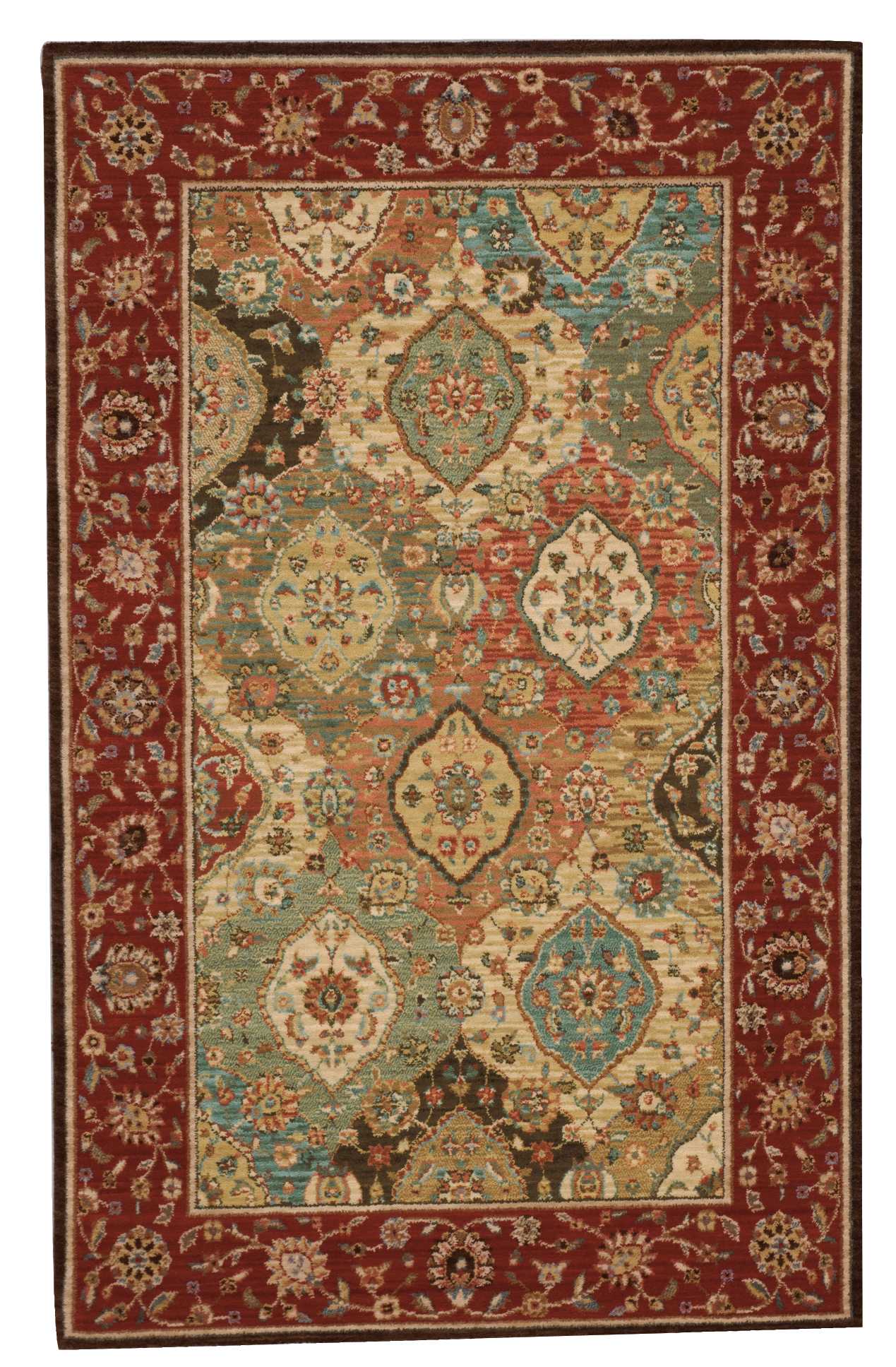 Nourison Home Living Treasures LI03 Multicolor  Traditional Loom Rug