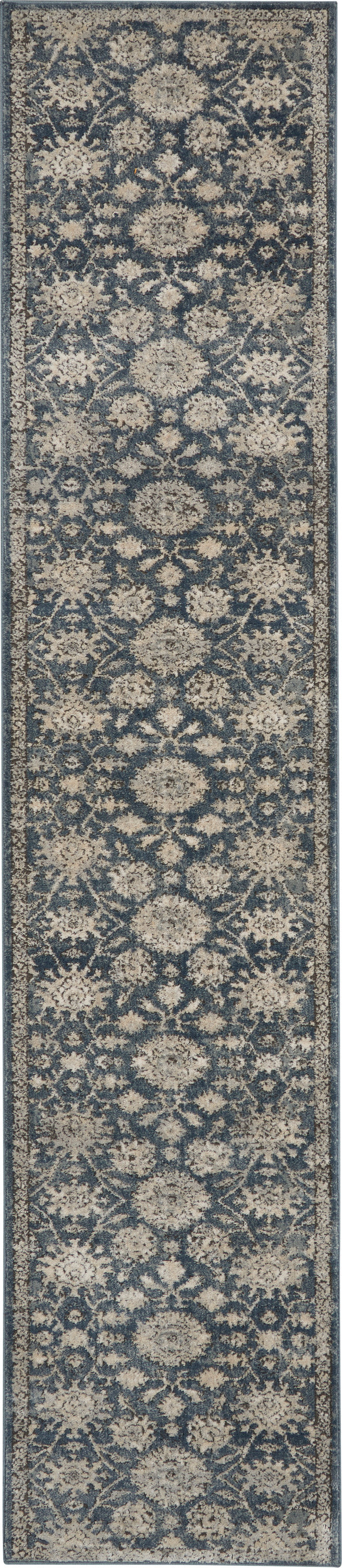 Nourison Home Quarry QUA06 Blue Beige  Traditional Machinemade Rug