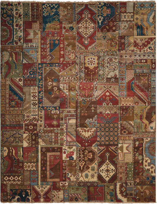 Nourison Home Legend LD05 Multicolor  Transitional Knotted Rug