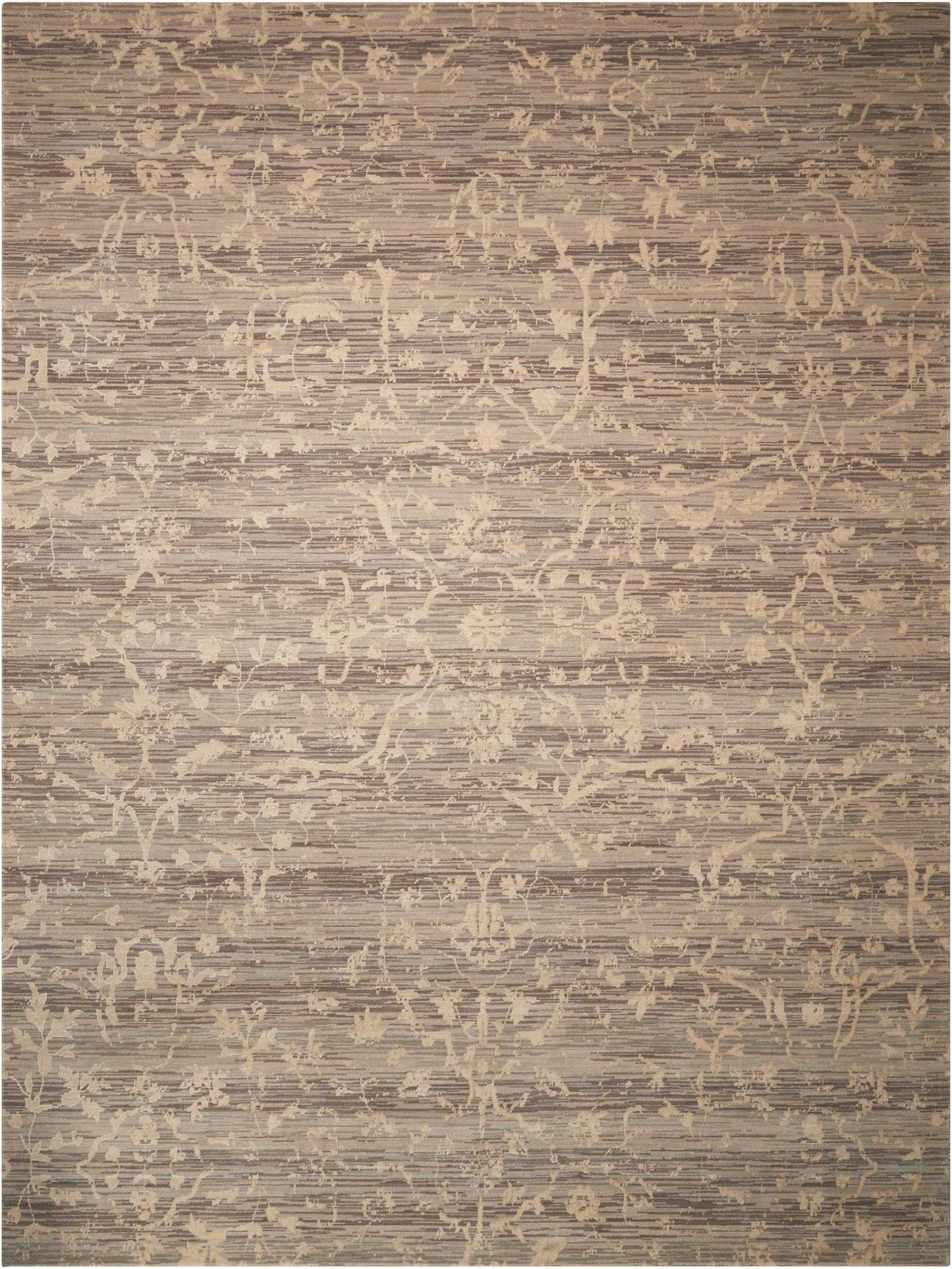 Nourison Home Silk Elements SKE22 Taupe  Traditional Loom Rug