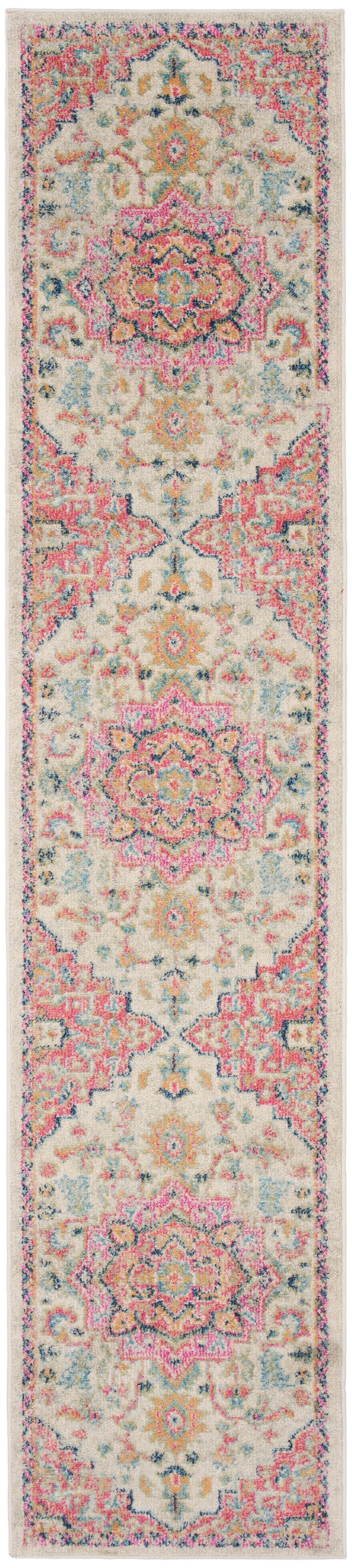 Nourison Home Passion PSN25 Ivory Pink  Transitional Machinemade Rug