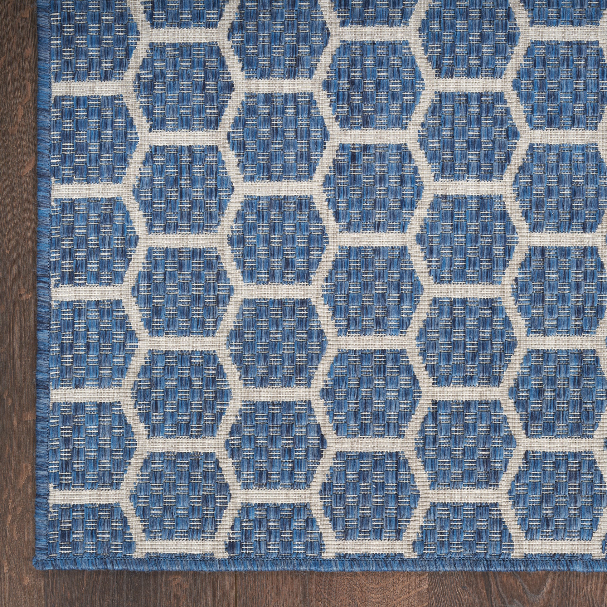 Nourison Home Twist Reversible TWS01 Blue Contemporary  Rug