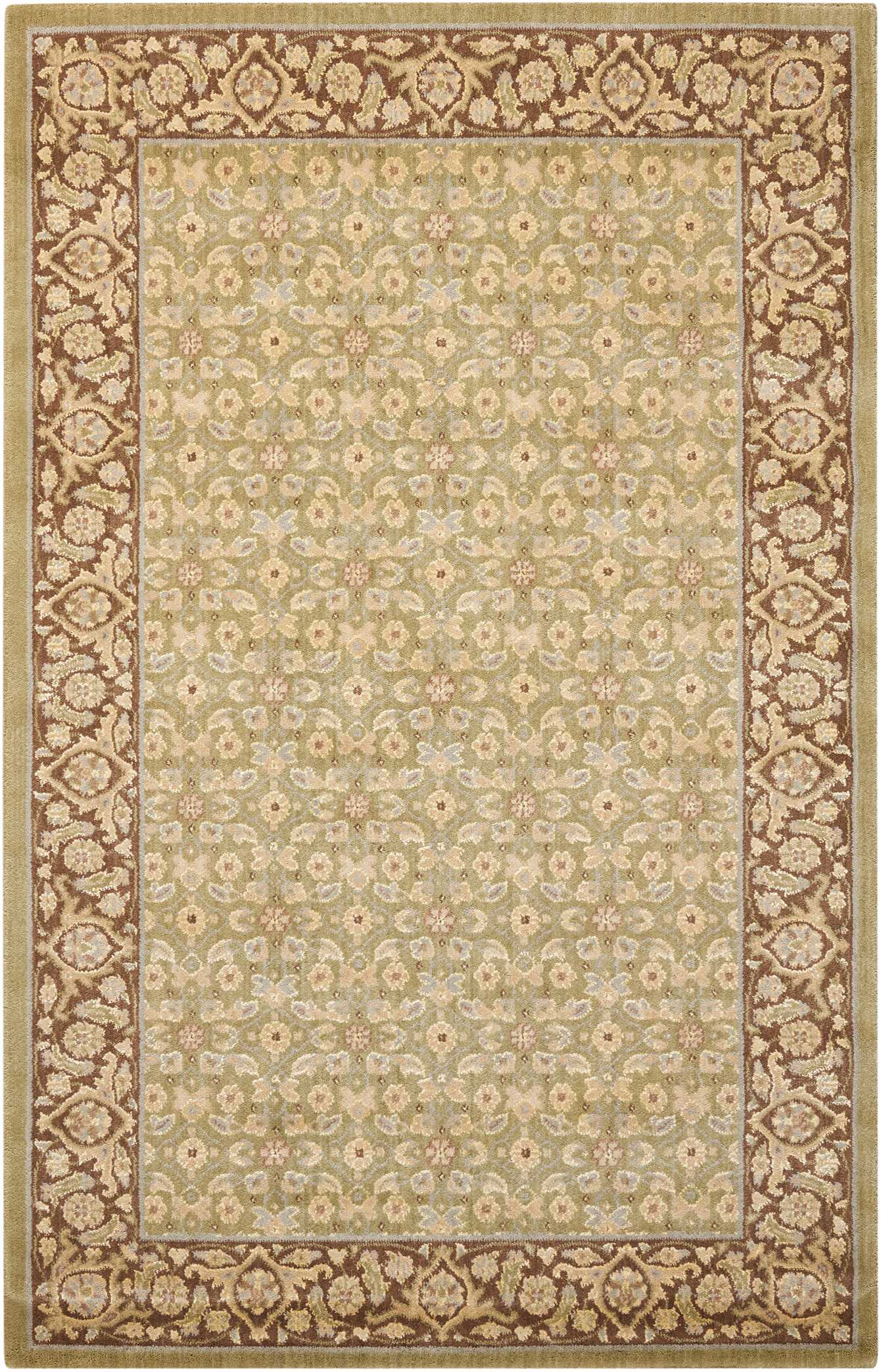 Nourison Home Persian Empire PE26 Green  Traditional Loom Rug