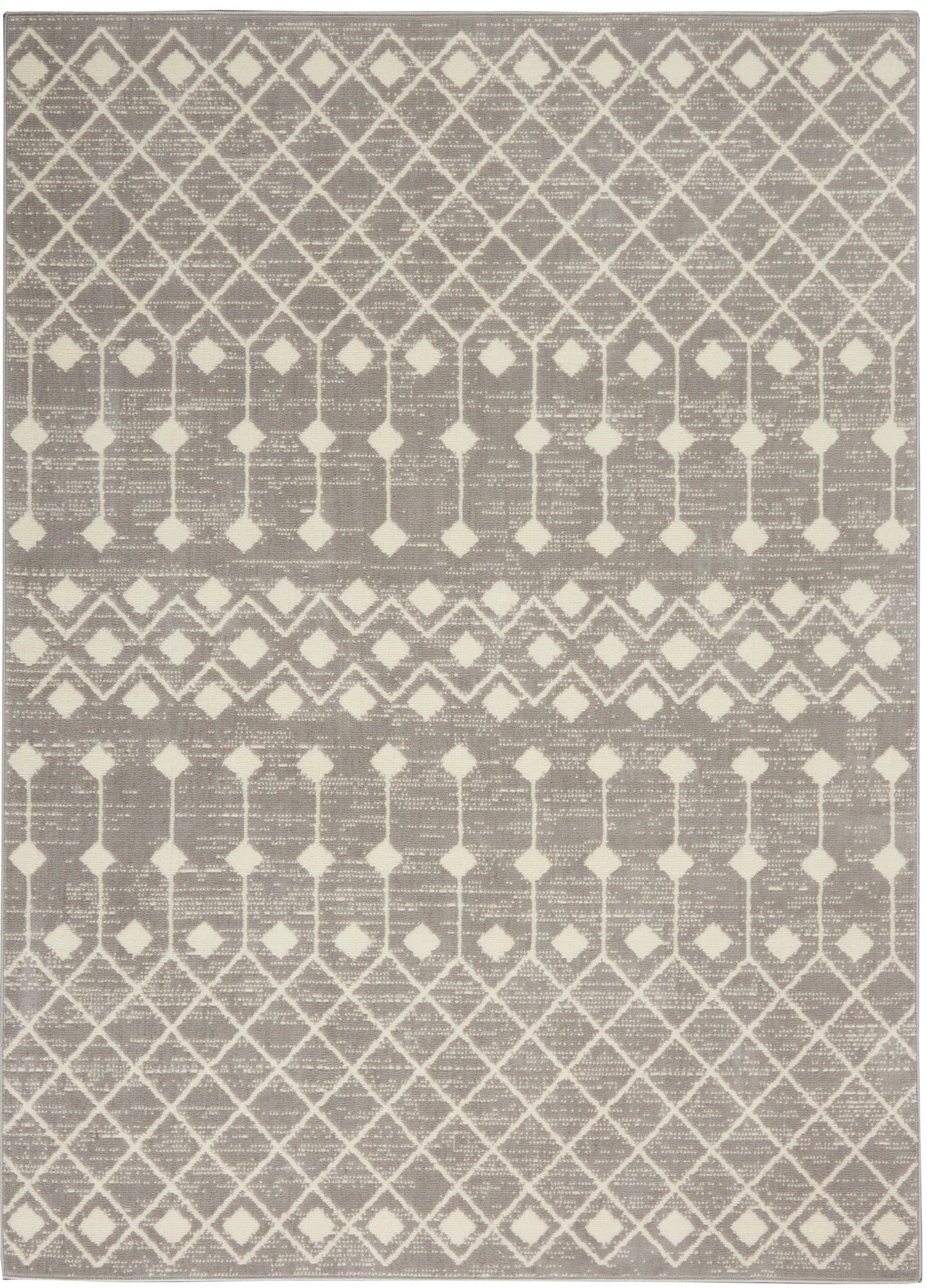 Nourison Home Grafix GRF37 Grey  Transitional Machinemade Rug