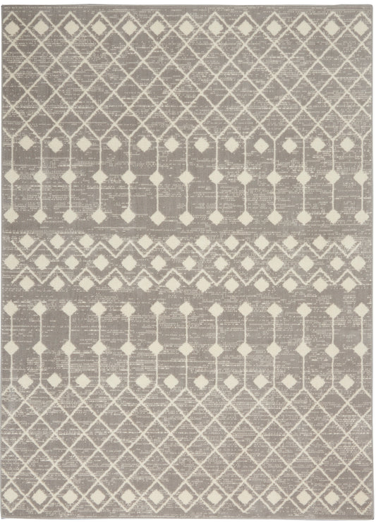 Nourison Home Grafix GRF37 Grey  Transitional Machinemade Rug