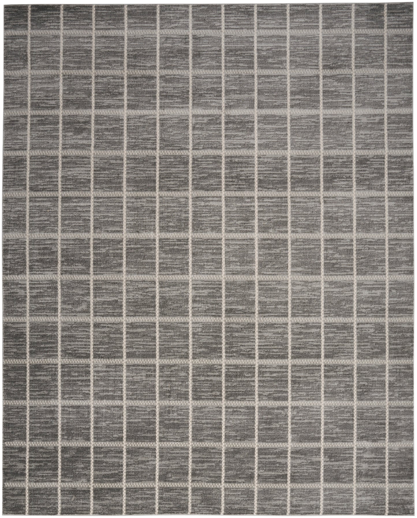 Nourison Home Serenity Home SRH05 Grey Ivory  Contemporary Woven Rug