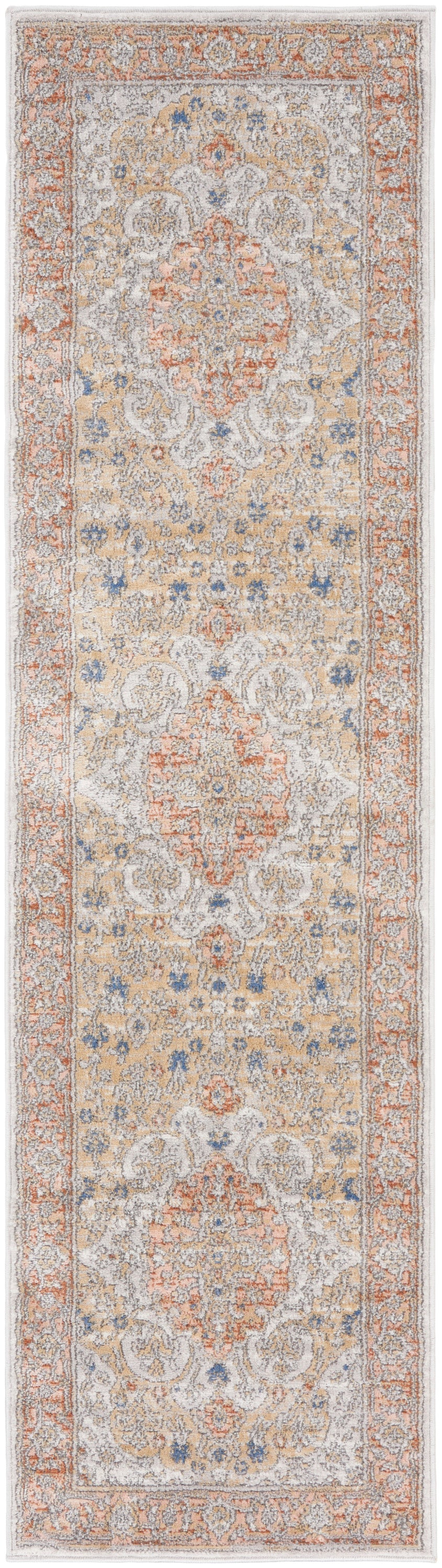 Nicole Curtis Series 4 SR404 Ivory Multi  Traditional Machinemade Rug