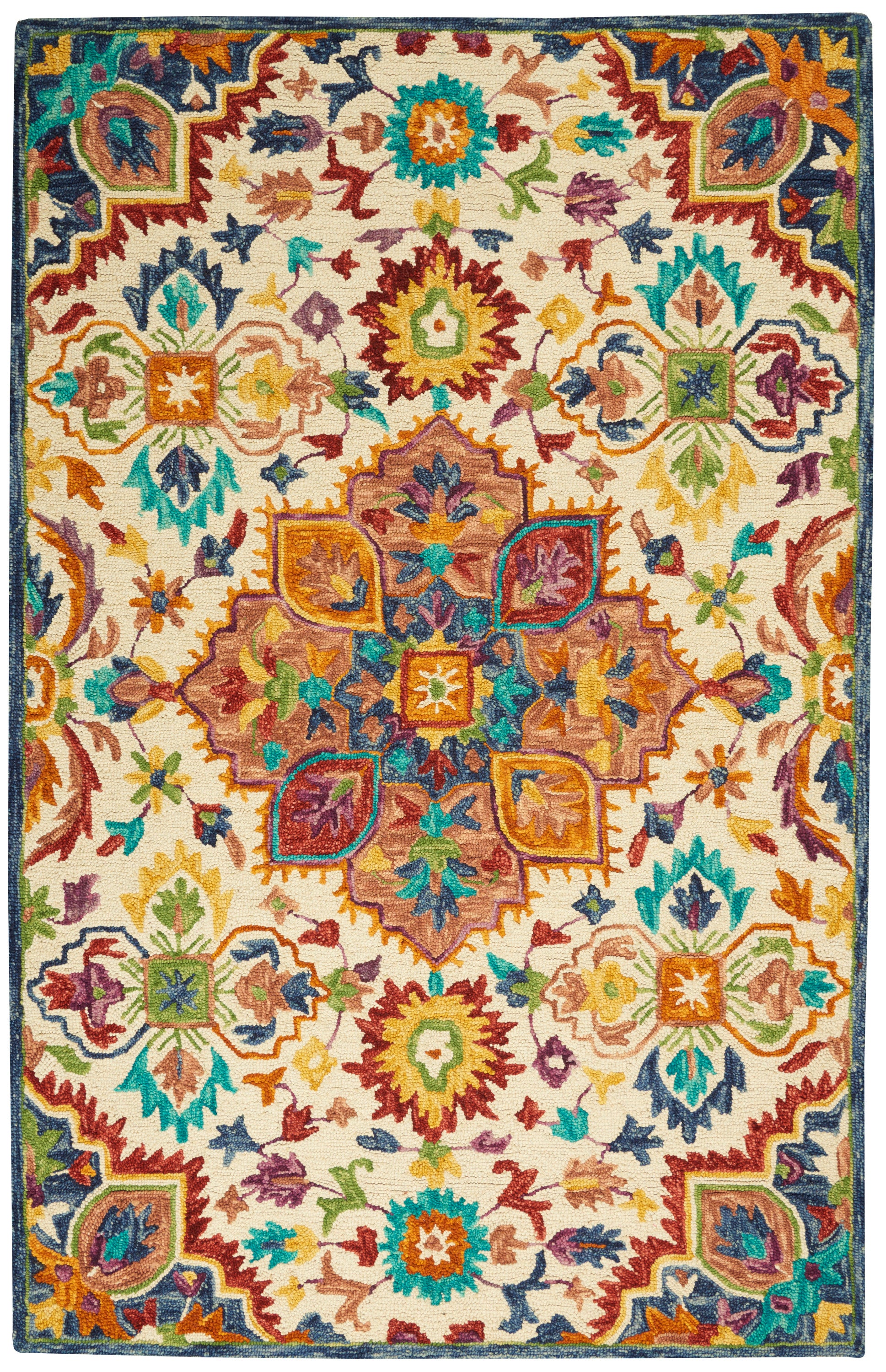 Nourison Home Bahari BAH01 Multicolor Transitional Tufted Rug