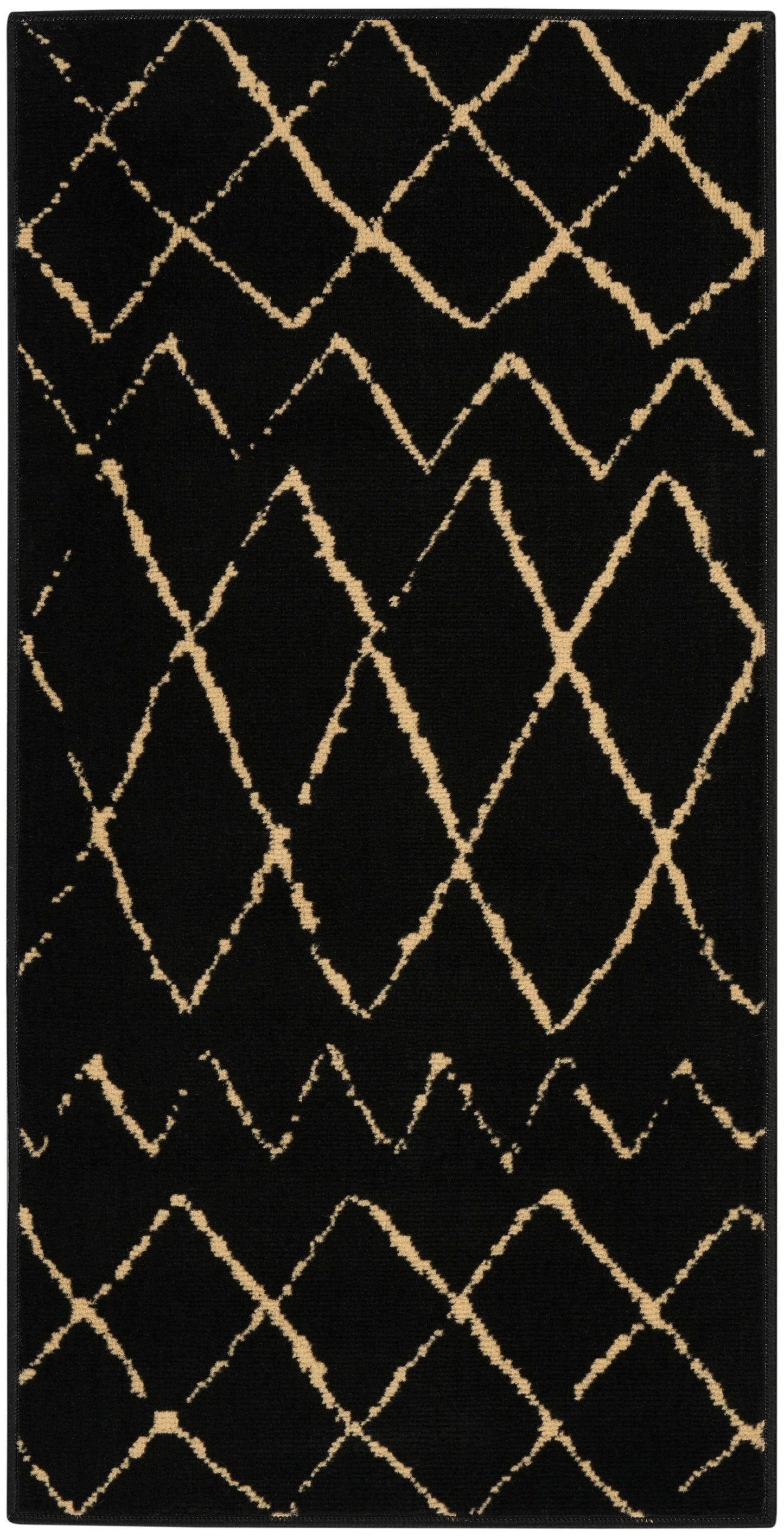 Nourison Home Grafix GRF04 Black Contemporary Machinemade Rug