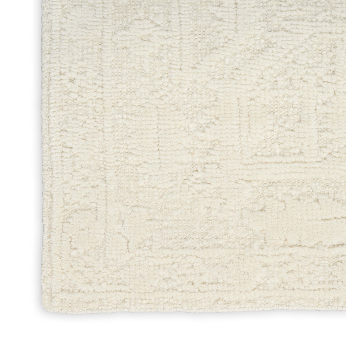 Nourison Home Blanco BLO01 Ivory  Contemporary Knotted Rug