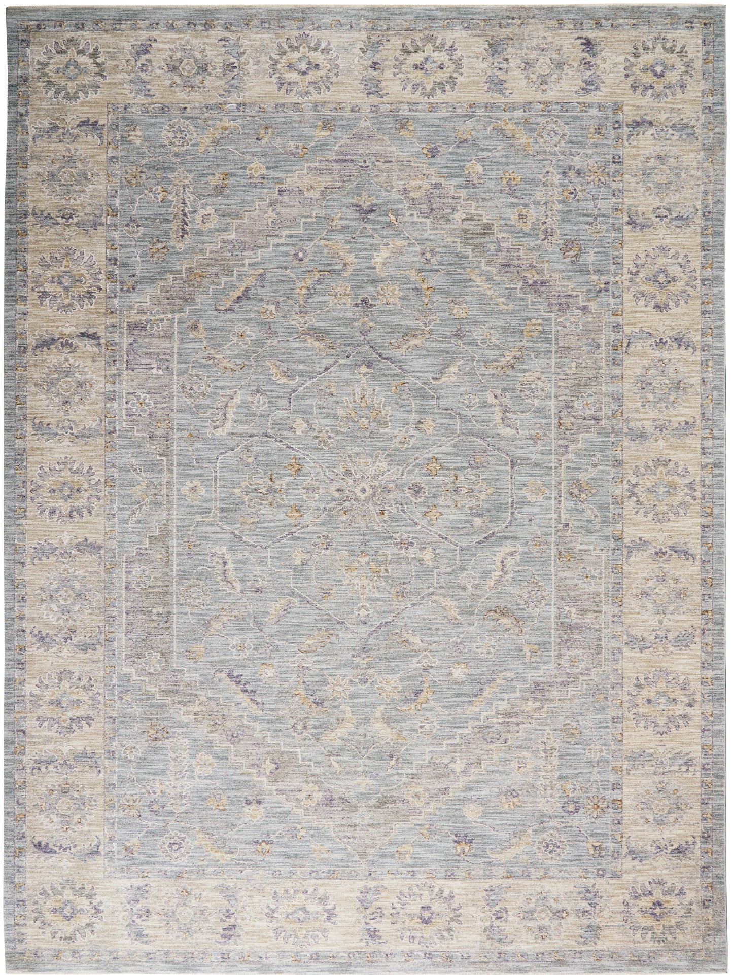 Nourison Home Infinite IFT02 Blue  Traditional Machinemade Rug