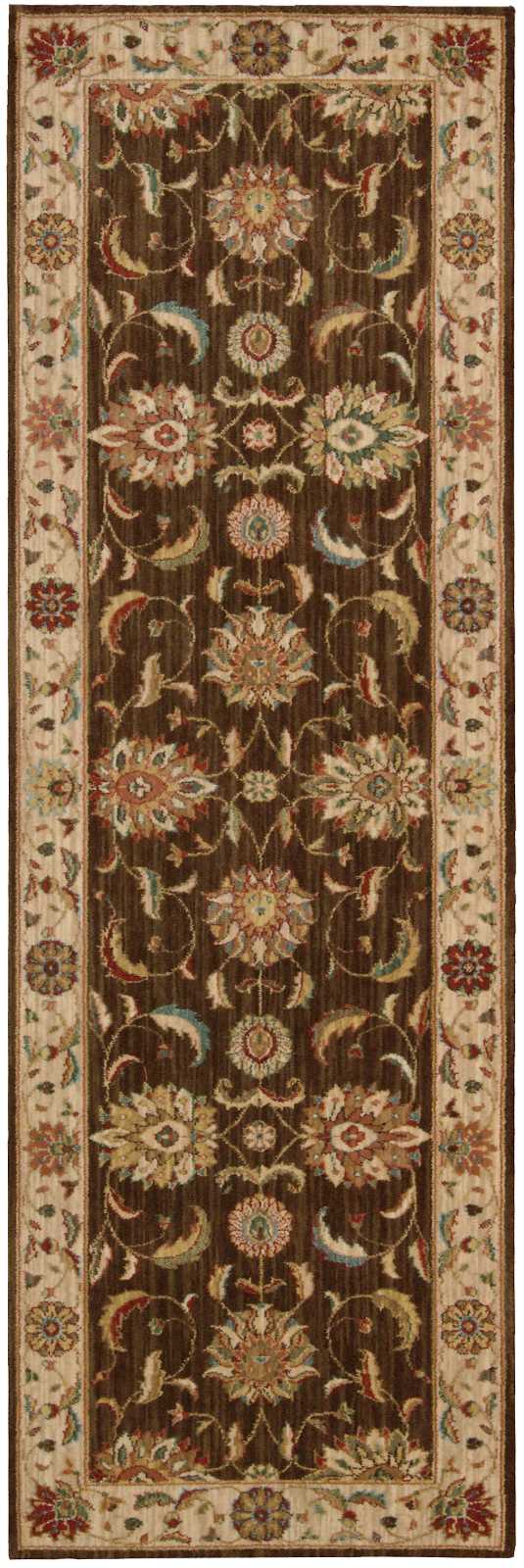 Nourison Home Living Treasures LI04 Brown  Traditional Loom Rug