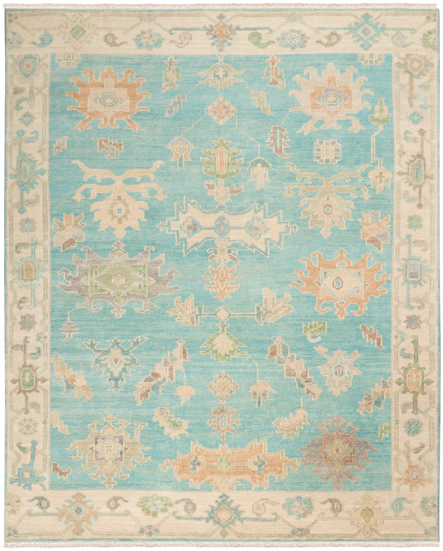 Nourison Home Odessa ODS03 Blue Multicolor  Traditional Knotted Rug