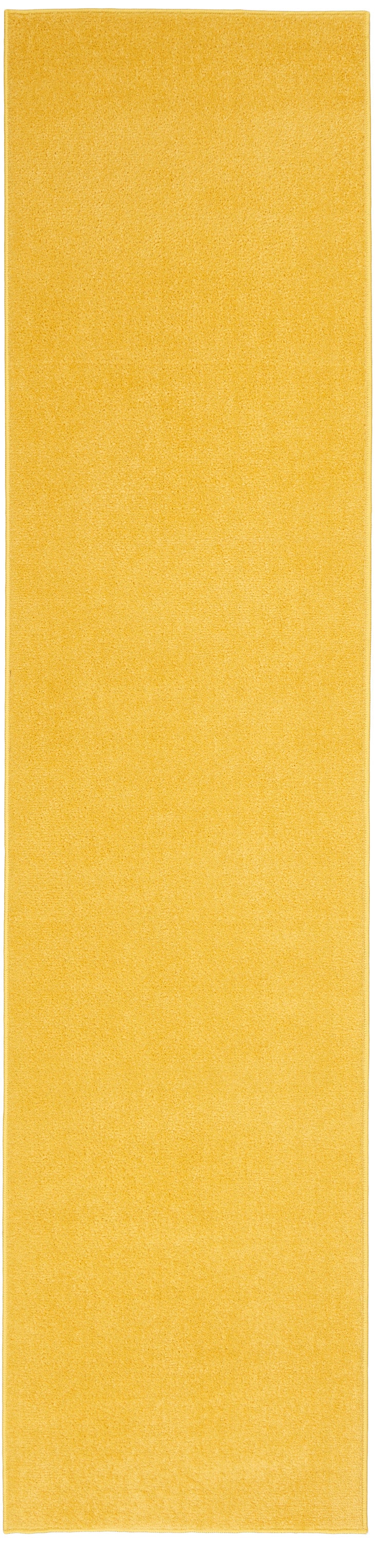 Nourison Home Nourison Essentials NRE01 Yellow  Contemporary Machinemade Rug