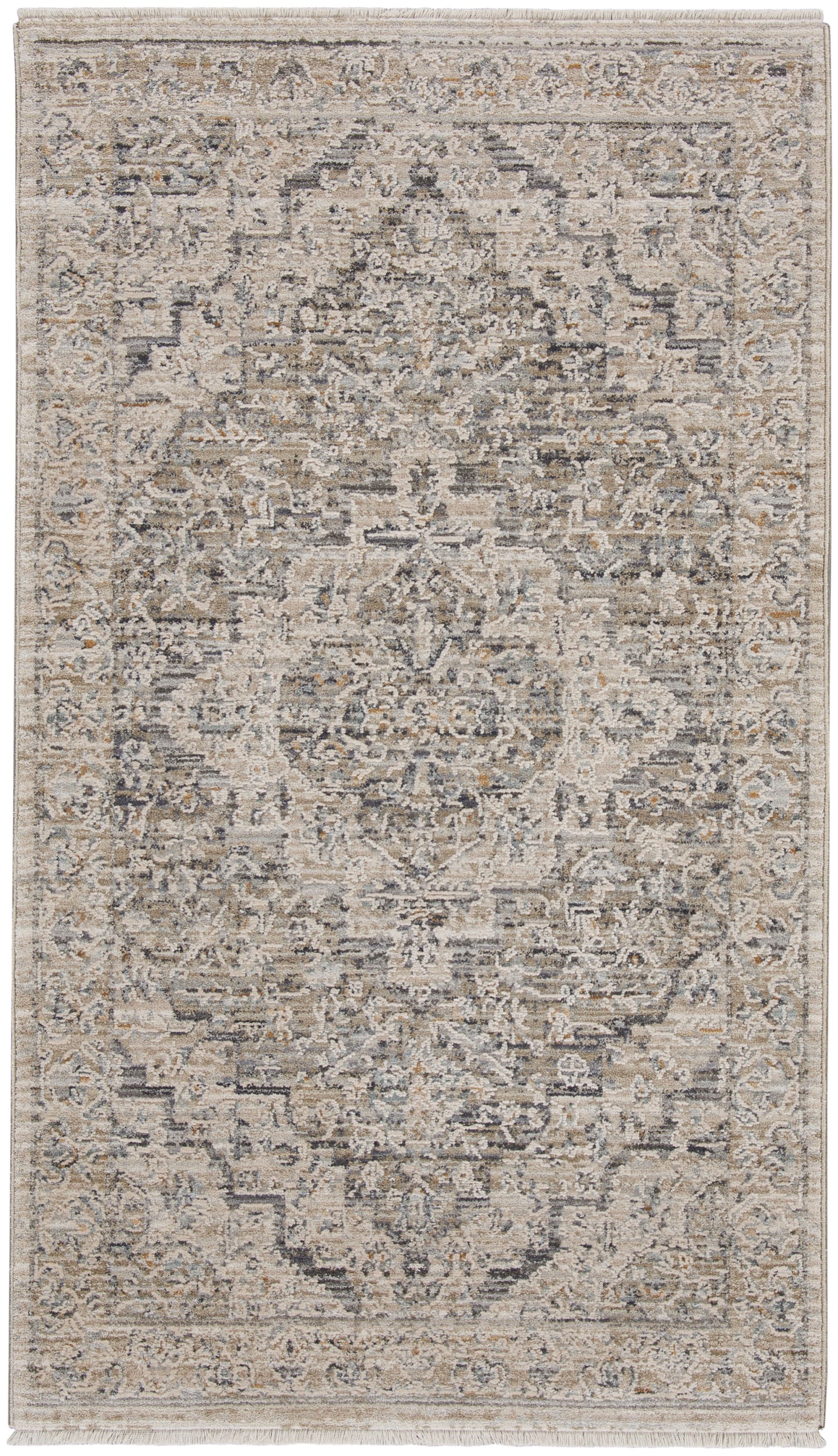 Nourison Home Lynx LNX04 Ivory Taupe  Transitional Machinemade Rug