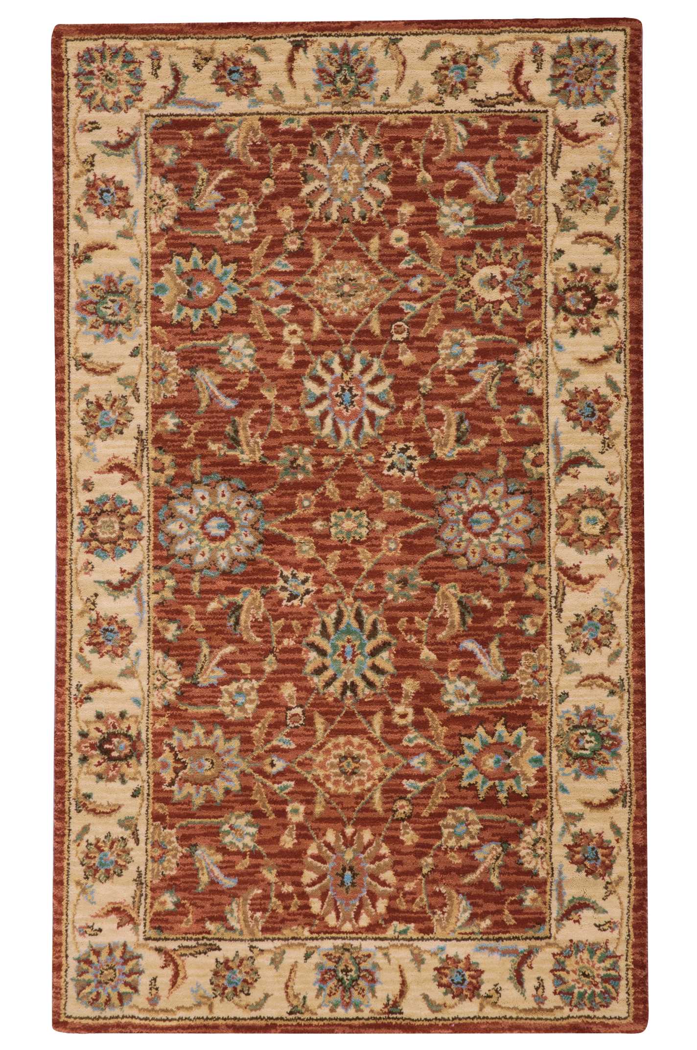 Nourison Home Living Treasures LI05 Rust Traditional Loom Rug