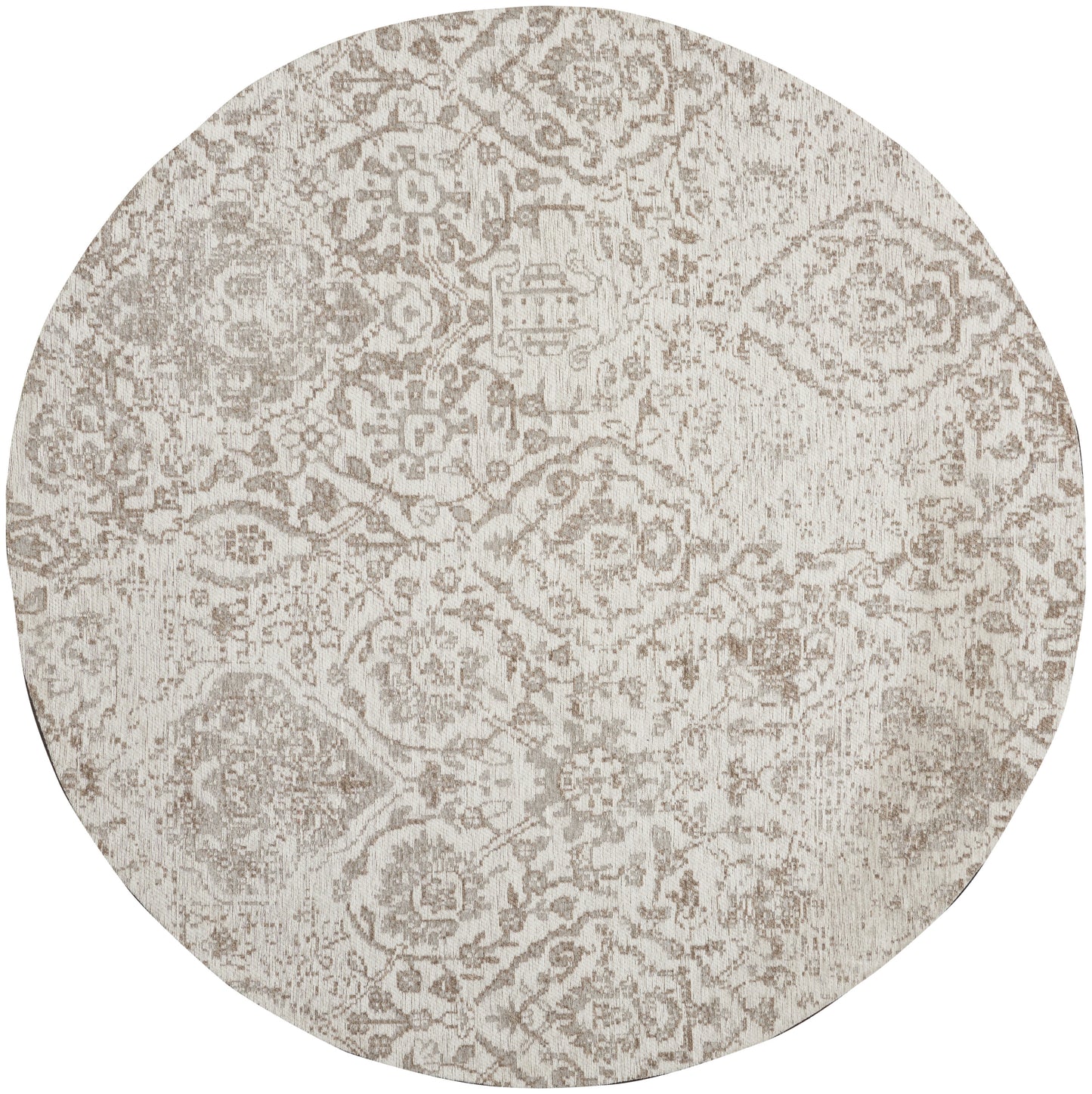 Nourison Home Damask DAS06 Ivory  Transitional Machinemade Rug