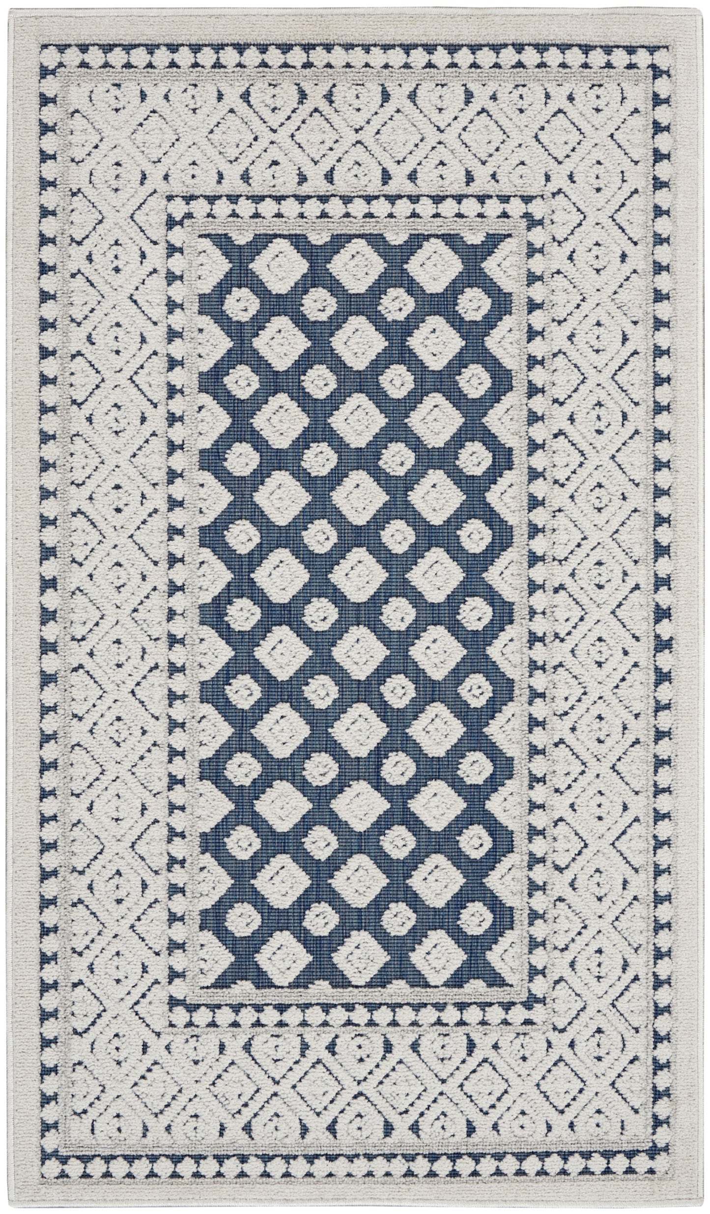 Nourison Home Key Largo KLG02 Blue Transitional Machinemade Rug