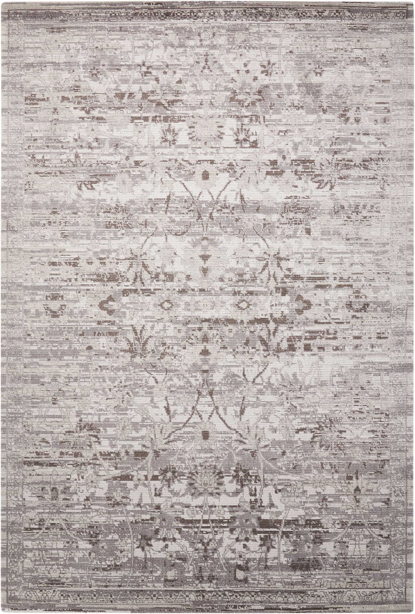 Nourison Home Twilight TWI01 Silver Transitional Loom Rug