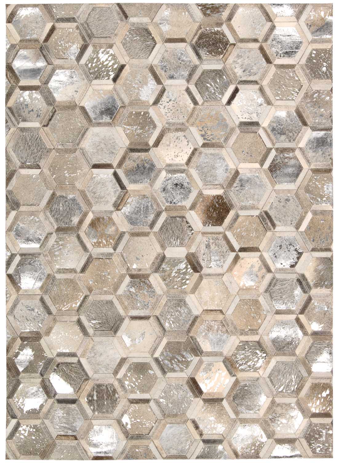 Michael Amini City Chic MA100 Silver  Contemporary Woven Rug