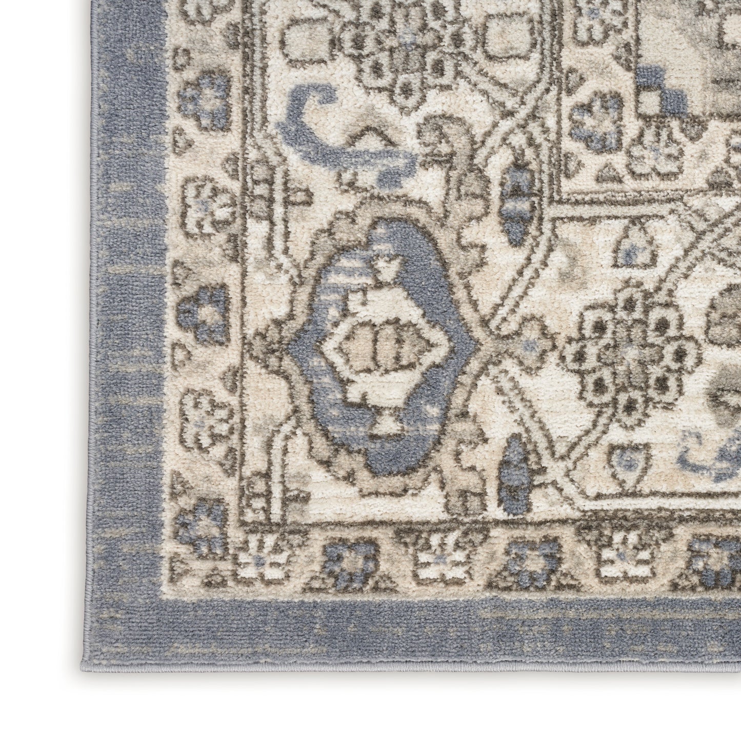 Nourison Home Quarry QUA05 Blue  Transitional Machinemade Rug