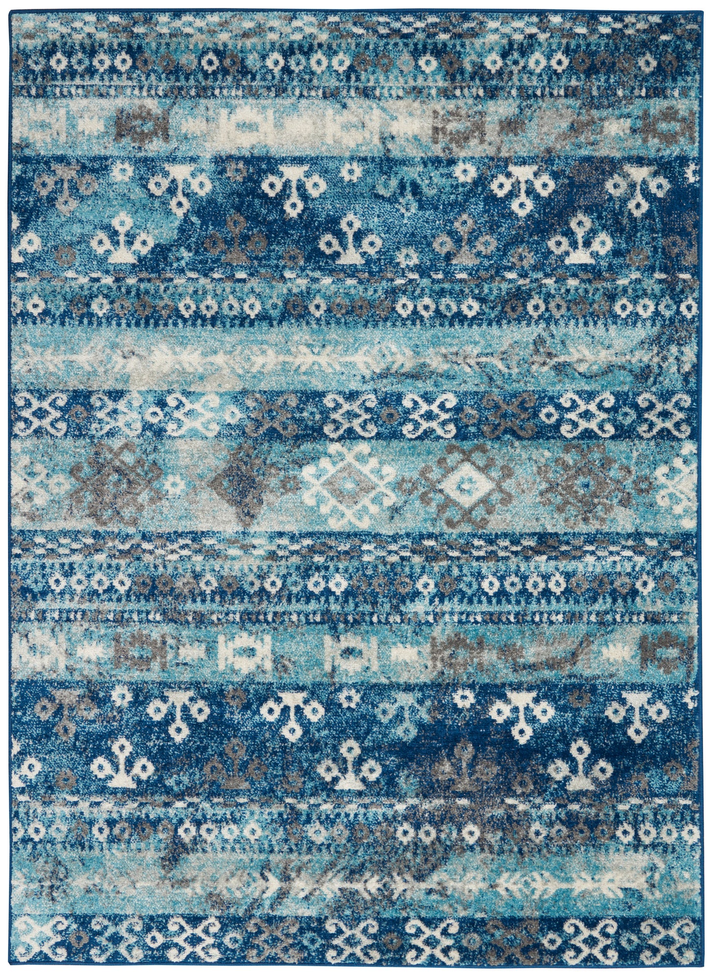 Nourison Home Persian Vintage PRV07 Ivory Blue   Machinemade Rug