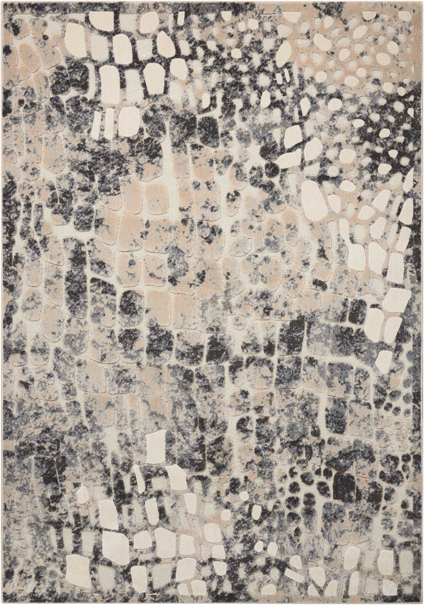 Michael Amini Gleam MA604 Flint  Contemporary Machinemade Rug