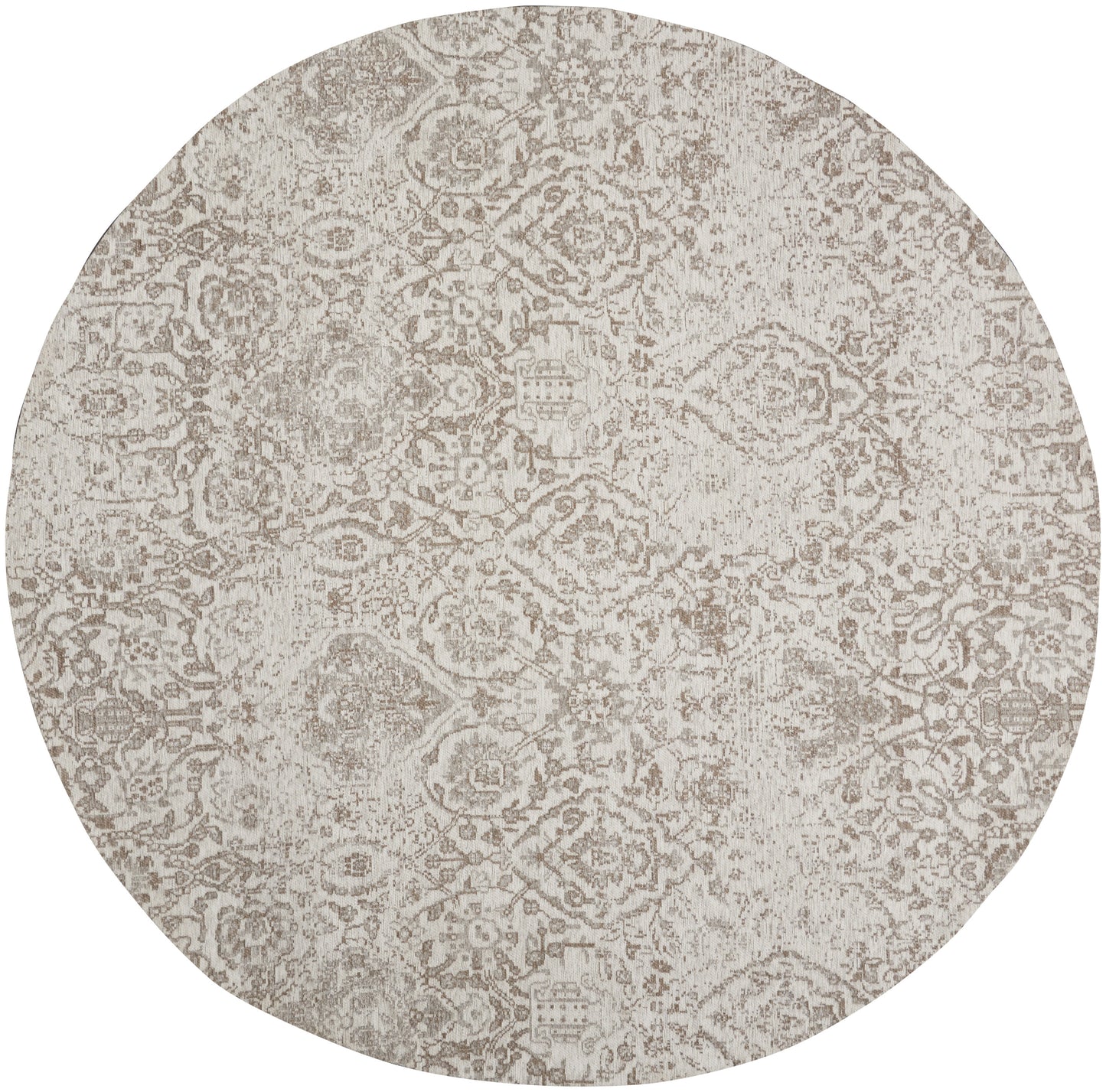 Nourison Home Damask DAS06 Ivory  Transitional Machinemade Rug