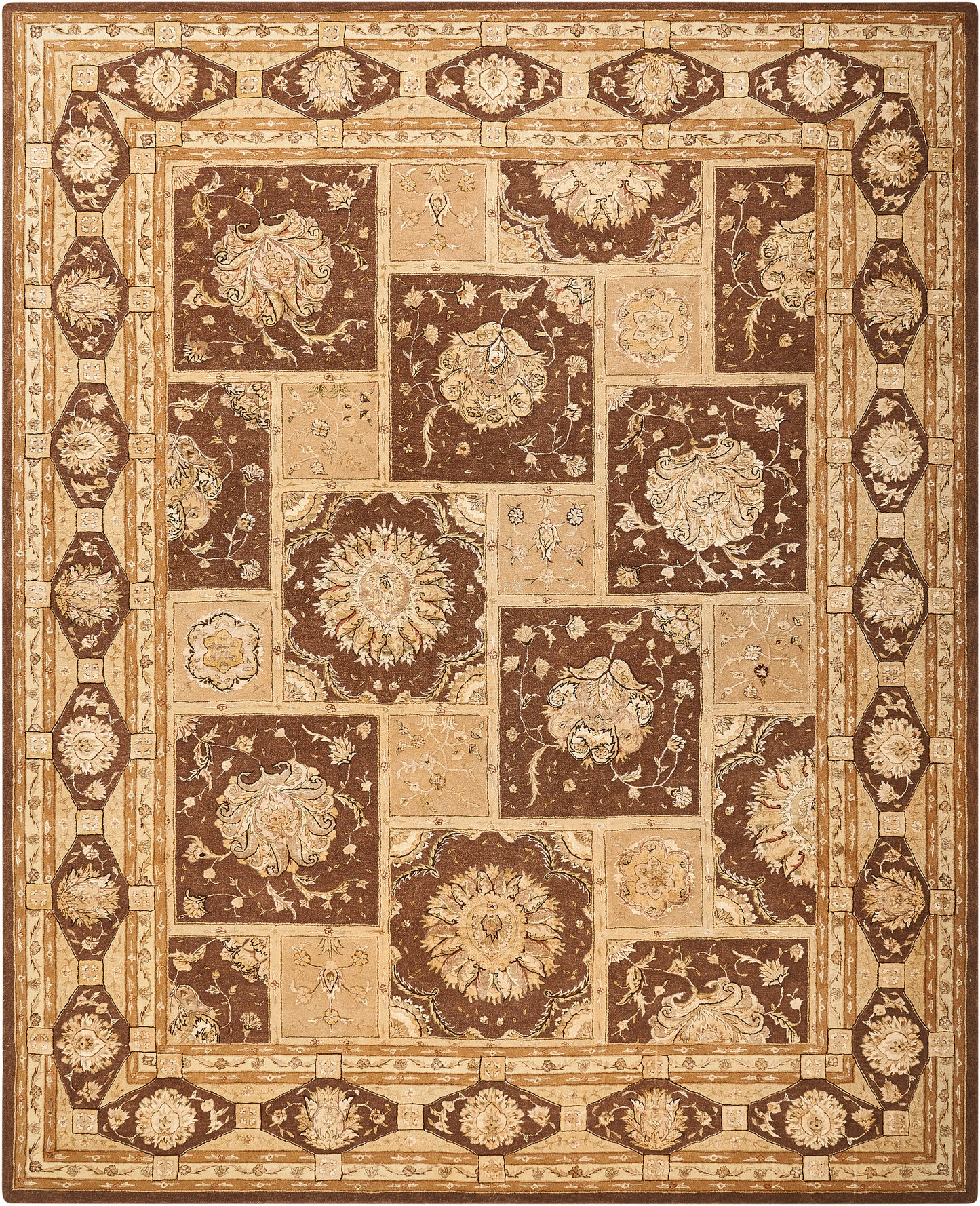 Nourison Home Nourison 3000 3107 Brown  Traditional Tufted Rug