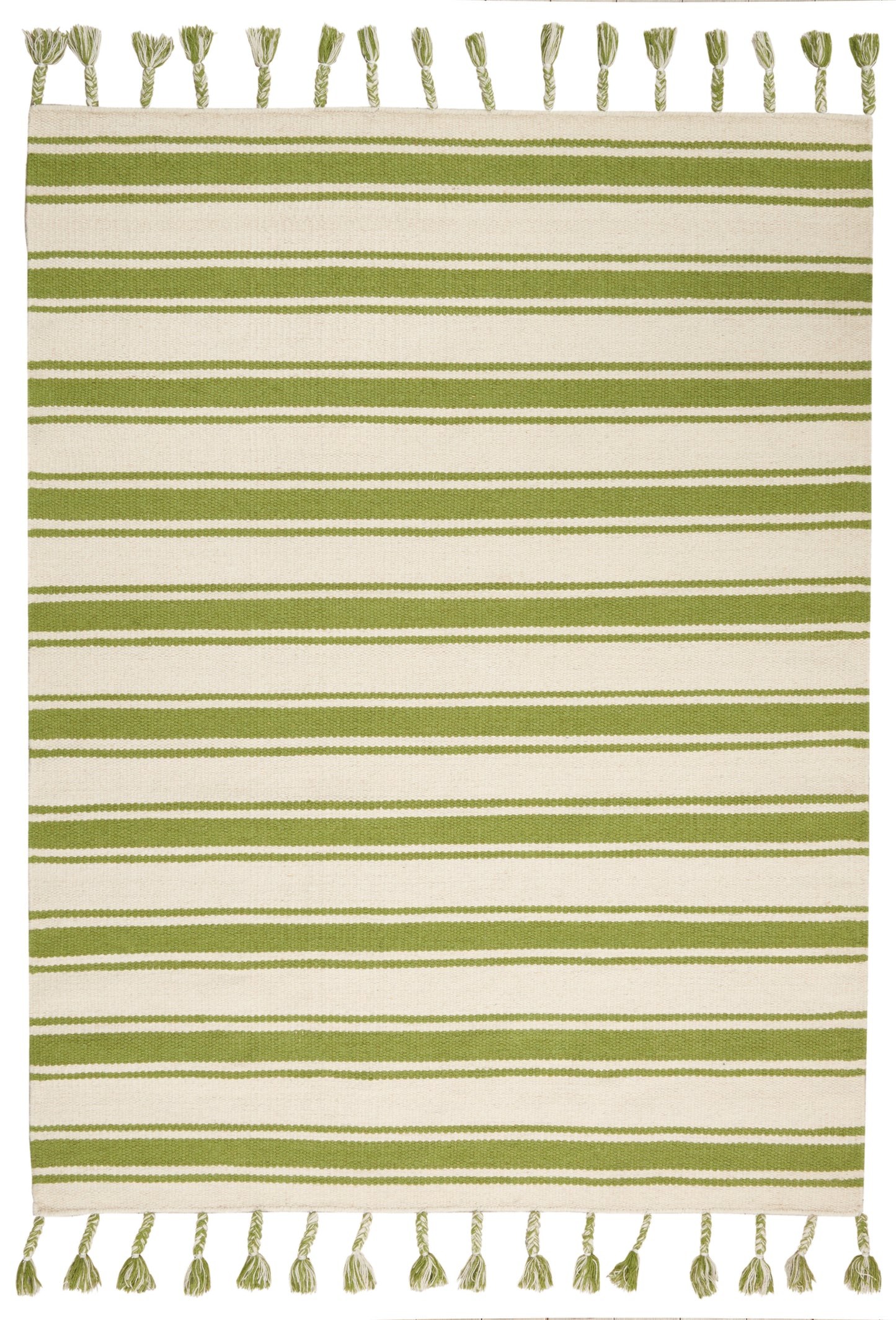 Nourison Home Rio Vista DST01 Ivory Green  Contemporary Woven Rug