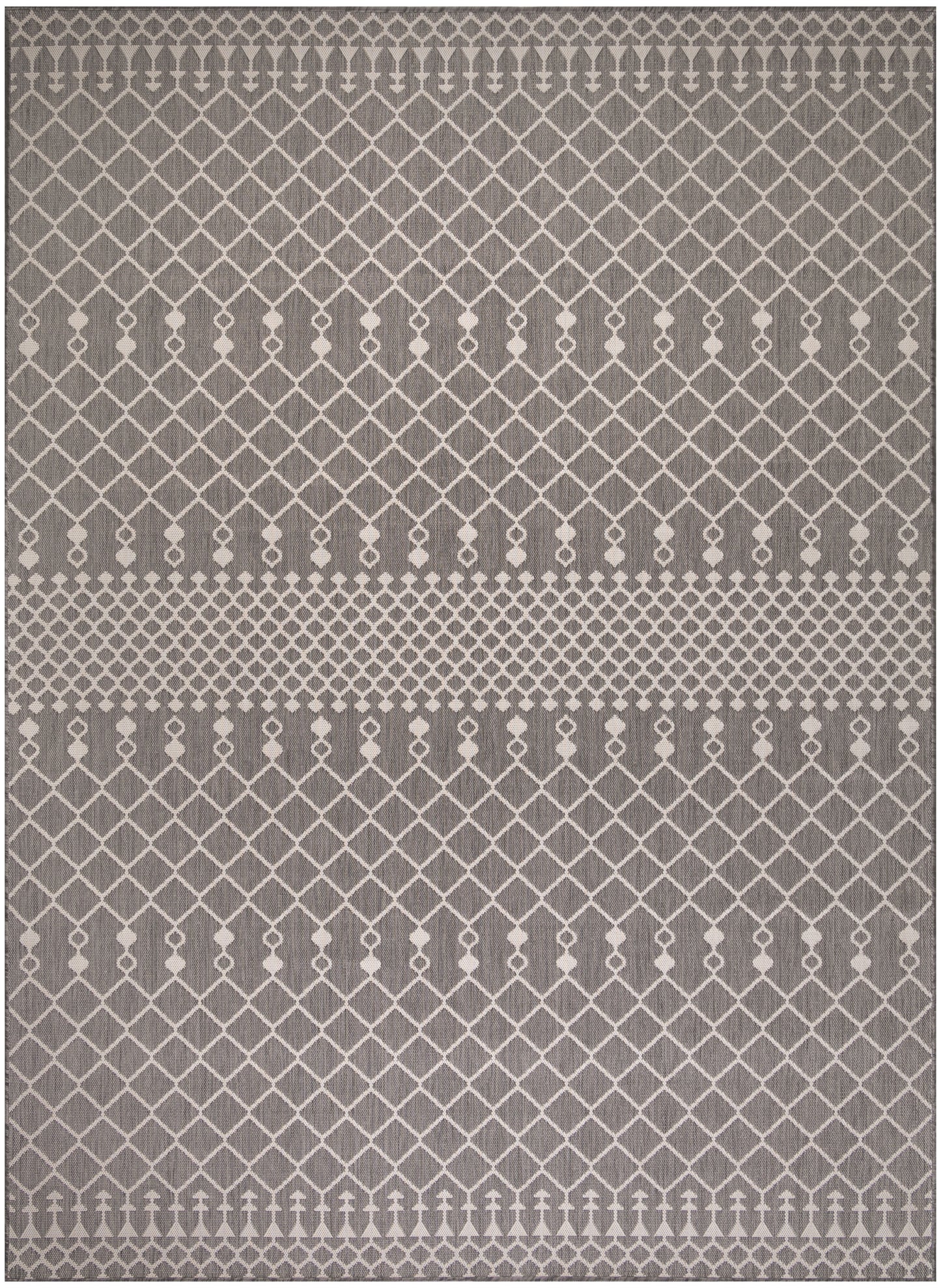 Nourison Home Positano POS02 Charcoal  Contemporary Machinemade Rug