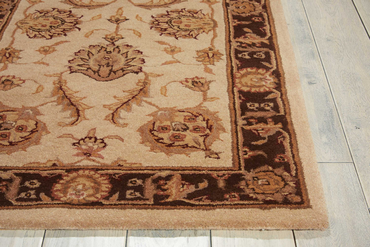 Nourison Home Heritage Hall HE19 Beige  Traditional Tufted Rug