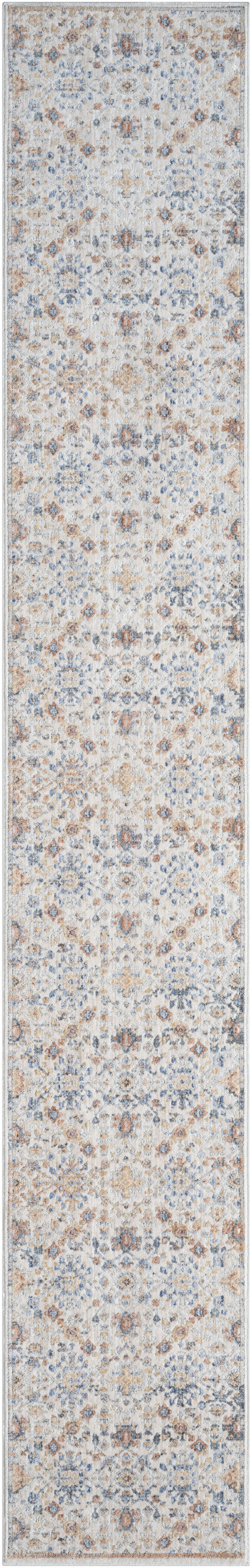 Nourison Home Elegant Heirlooms ELH02 Ivory Grey  Traditional Machinemade Rug